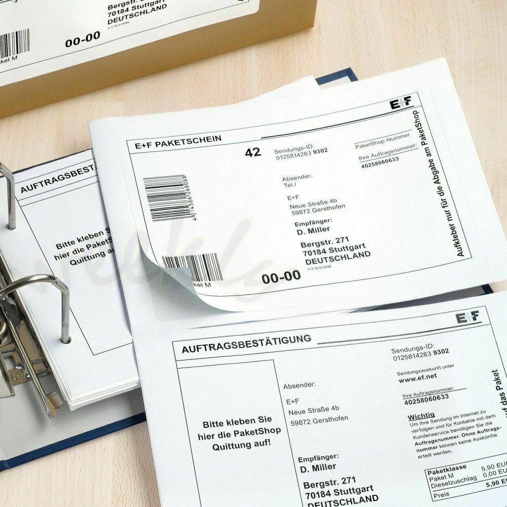 100 8.5×5.5 Shipping Labels Half Sheet Self Adhesive Straight / Round Corner US