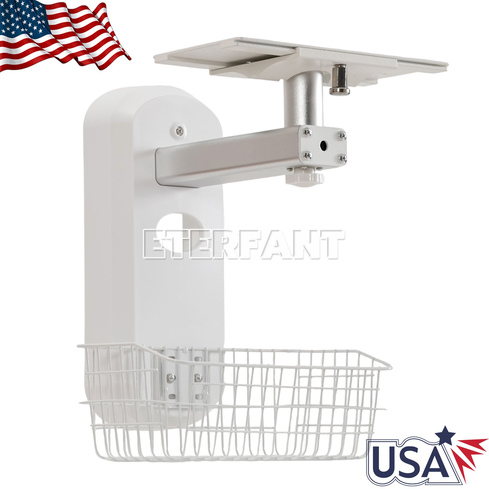Wall Mounted Stands/Adjustable Mobile Medical Rolling Cart for Patient Monitor