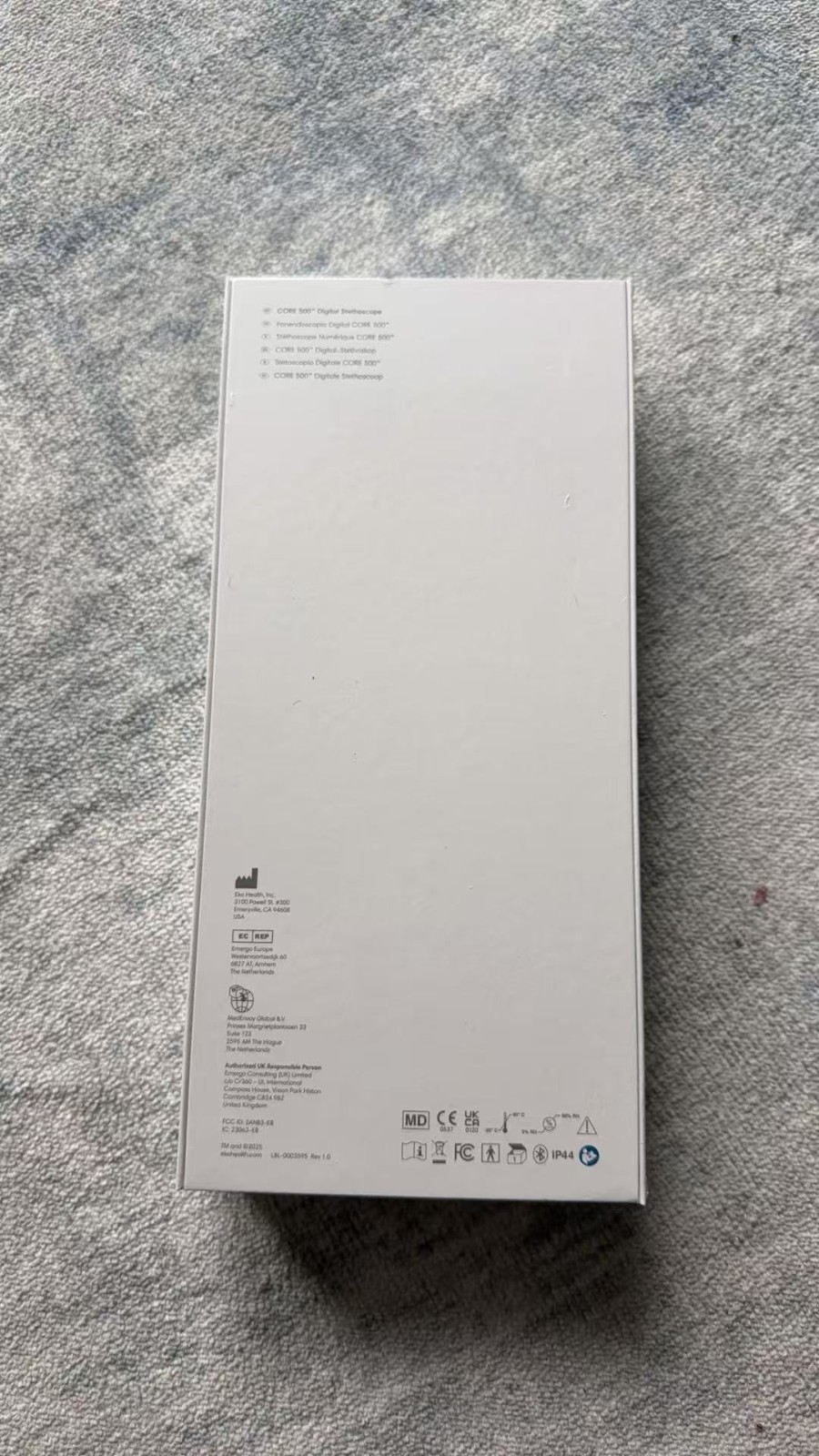 Eko CORE 500™ Digital Stethoscope — SILVER — BRAND NEW UNUSED