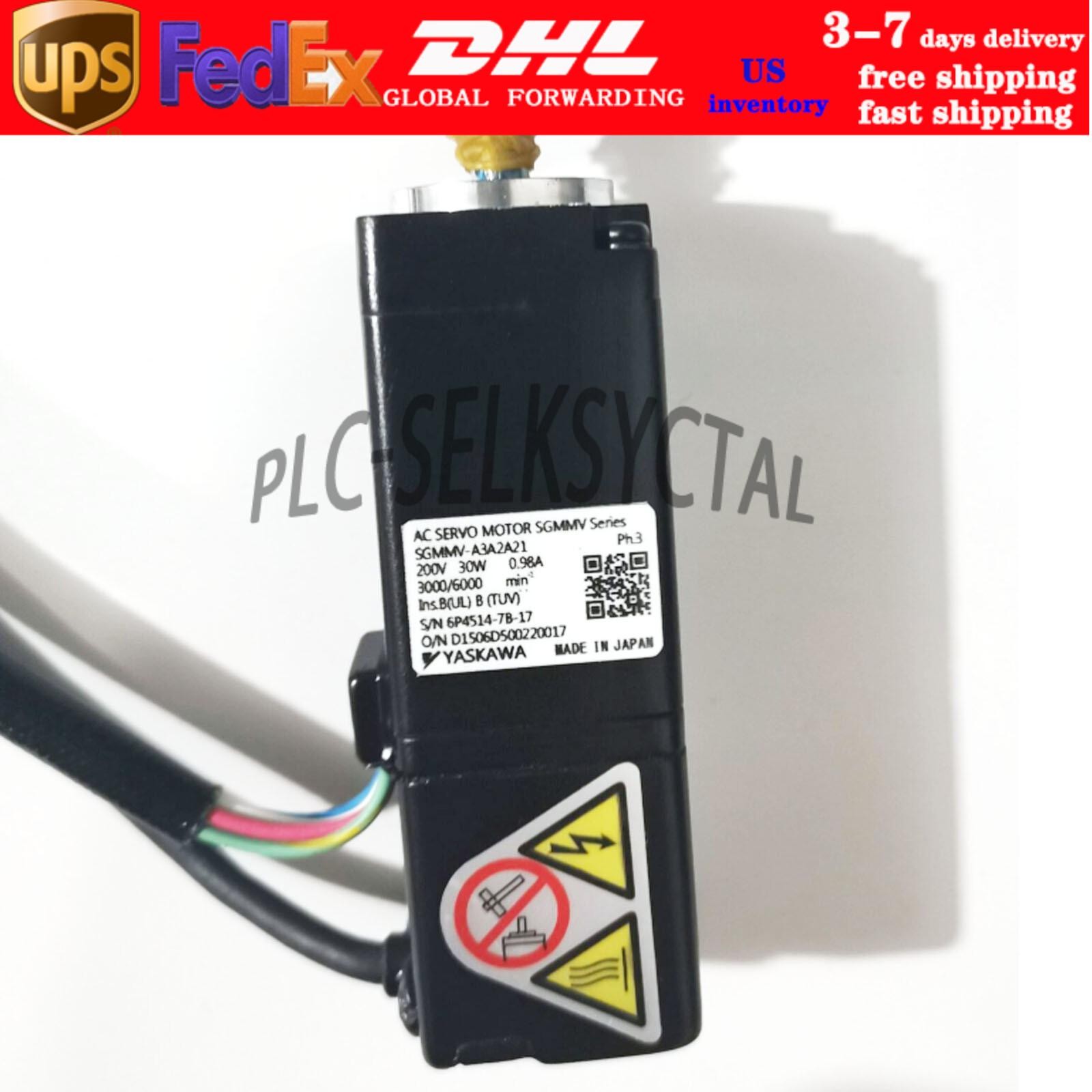 NEW For YASKAWA SGMMV-A3A2A21 Servo Motor 1PC US FREE TAX