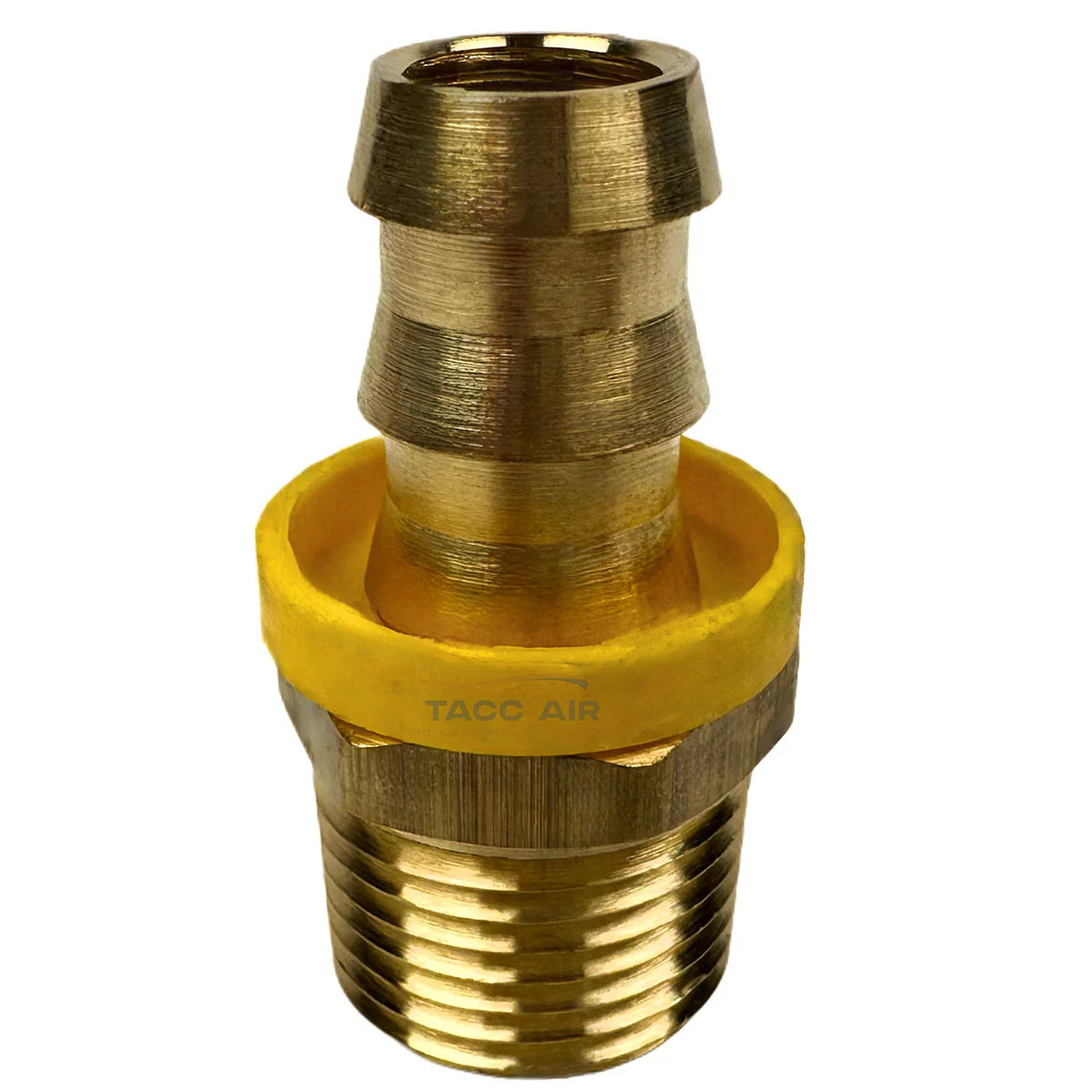 6 Pack Easy Lock Brass Hose Barb Fitting Connector 1/2″ Push-Lock x 1/2″ MNPT