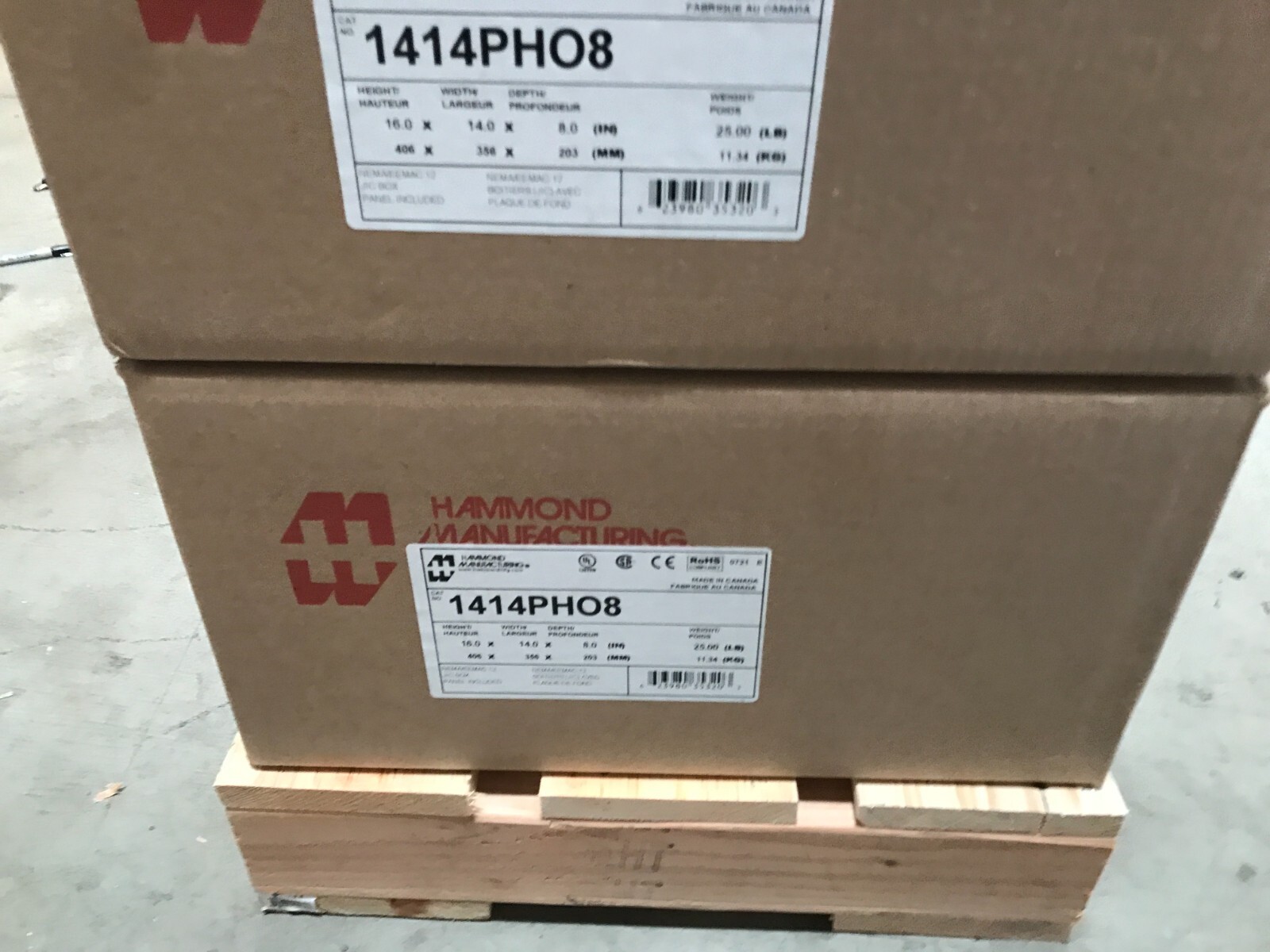 Hammond 1414PH08 Junction Box