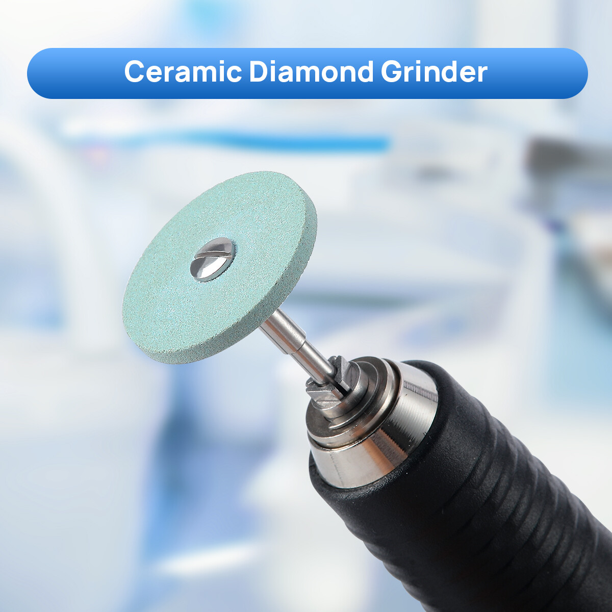 Dental Lab Ceramic Diamond Grinder Zirconia Porcelain Polishing Bur HP 2.35mm