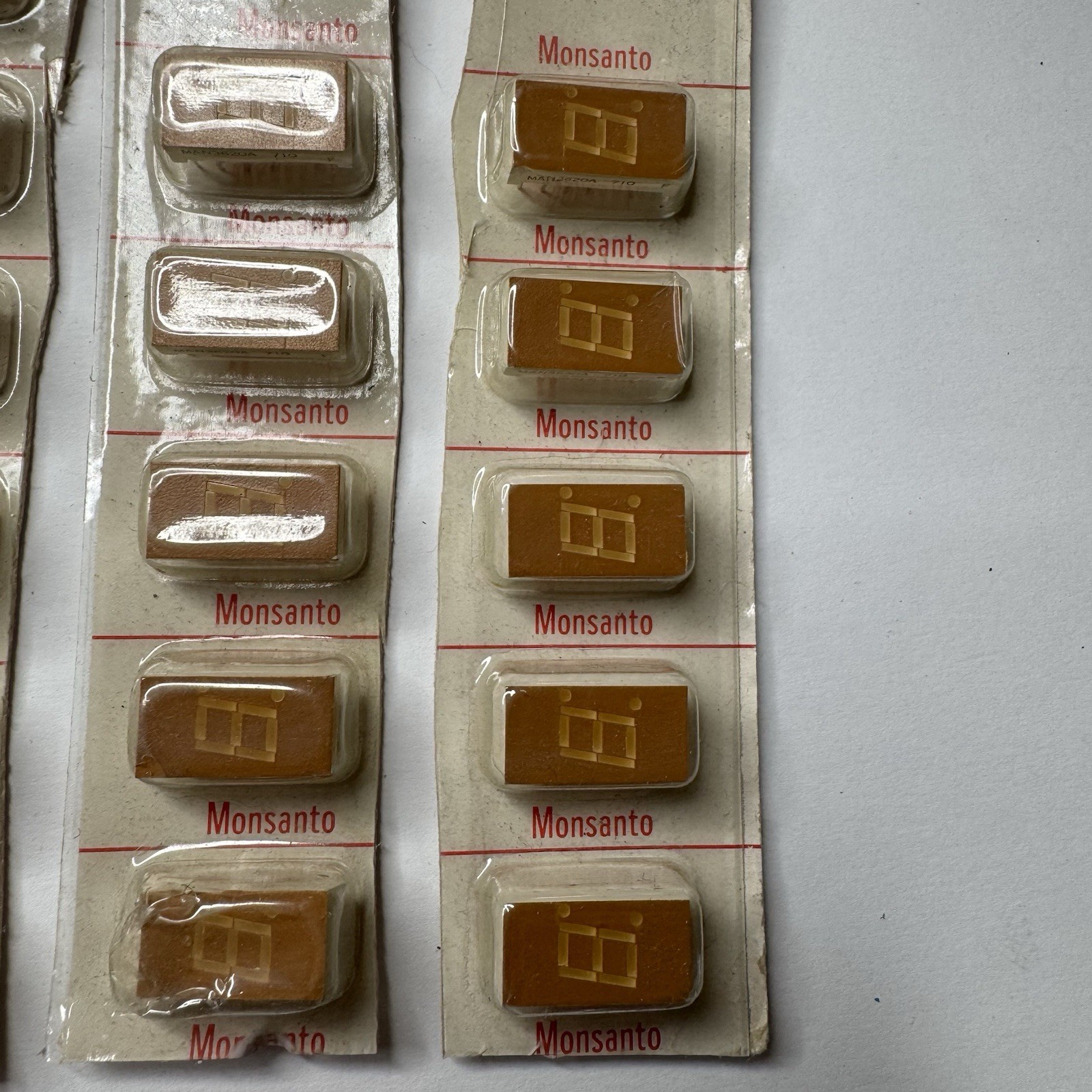 Monsanto MAN3620A LED Display Module Lot of 15 NOS Malaysia