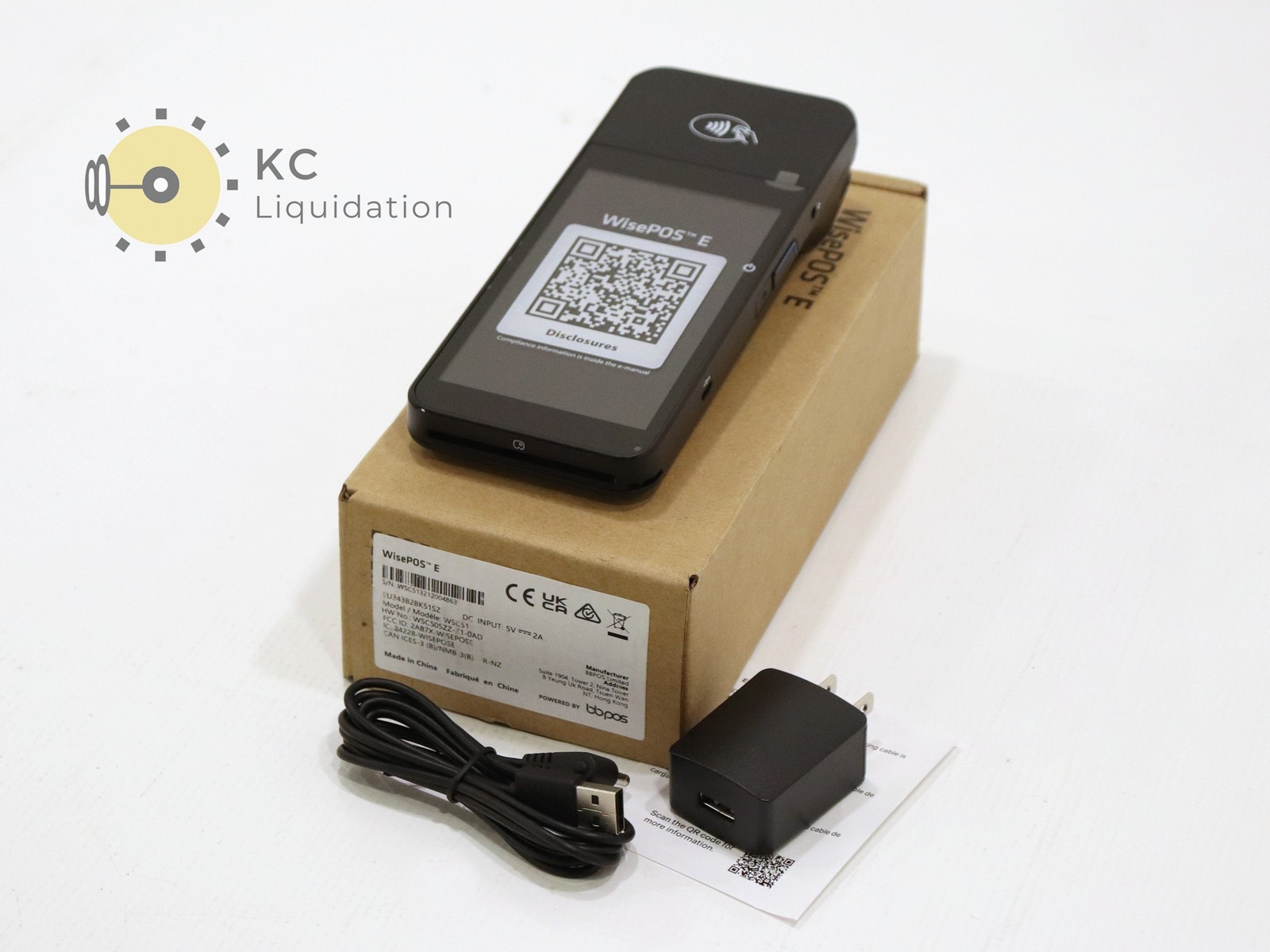 BBPOS WisePOS E WSC51 Credit Card Reader Tap to Pay Payment Terminal (Black)