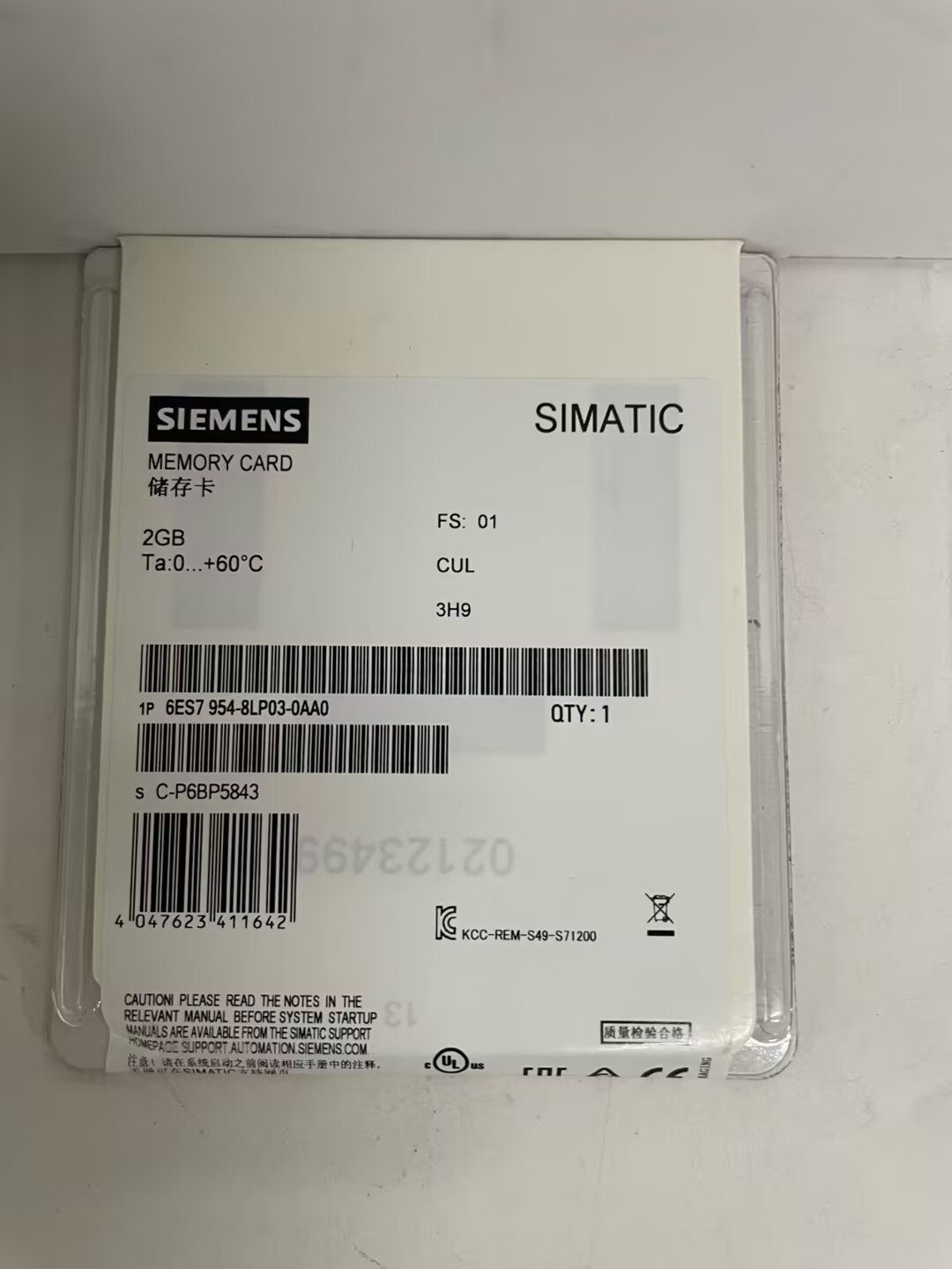 1PCS New sealed Siemens 6ES7954-8LP03-0AA0 6ES7 954-8LP03-0AA0