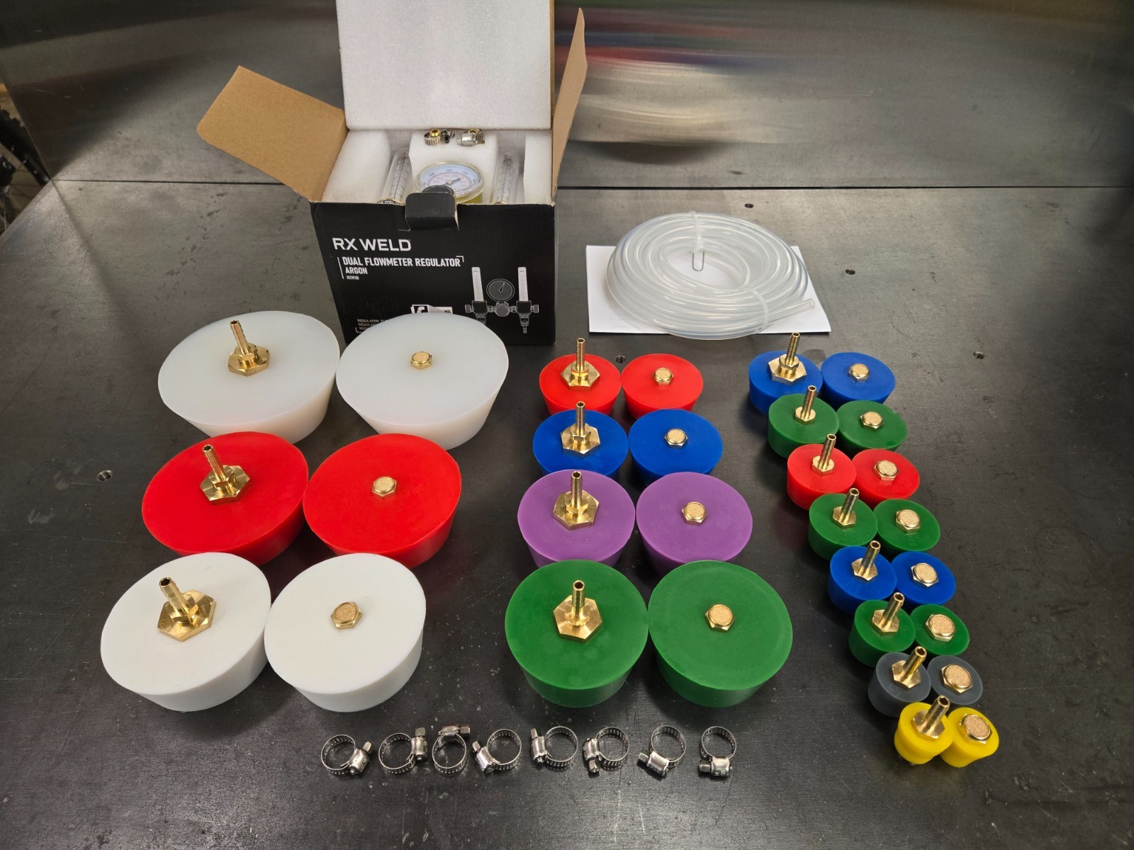 Ultimate Silicone Back Purge Plug Kit 3/4 to 5 inch for Tig Welding Stainless