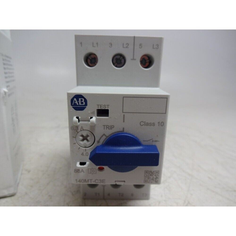 New AB 140MT-C3E-B63 4.0-6.3A 3-Pole Motor Protection Breaker USA
