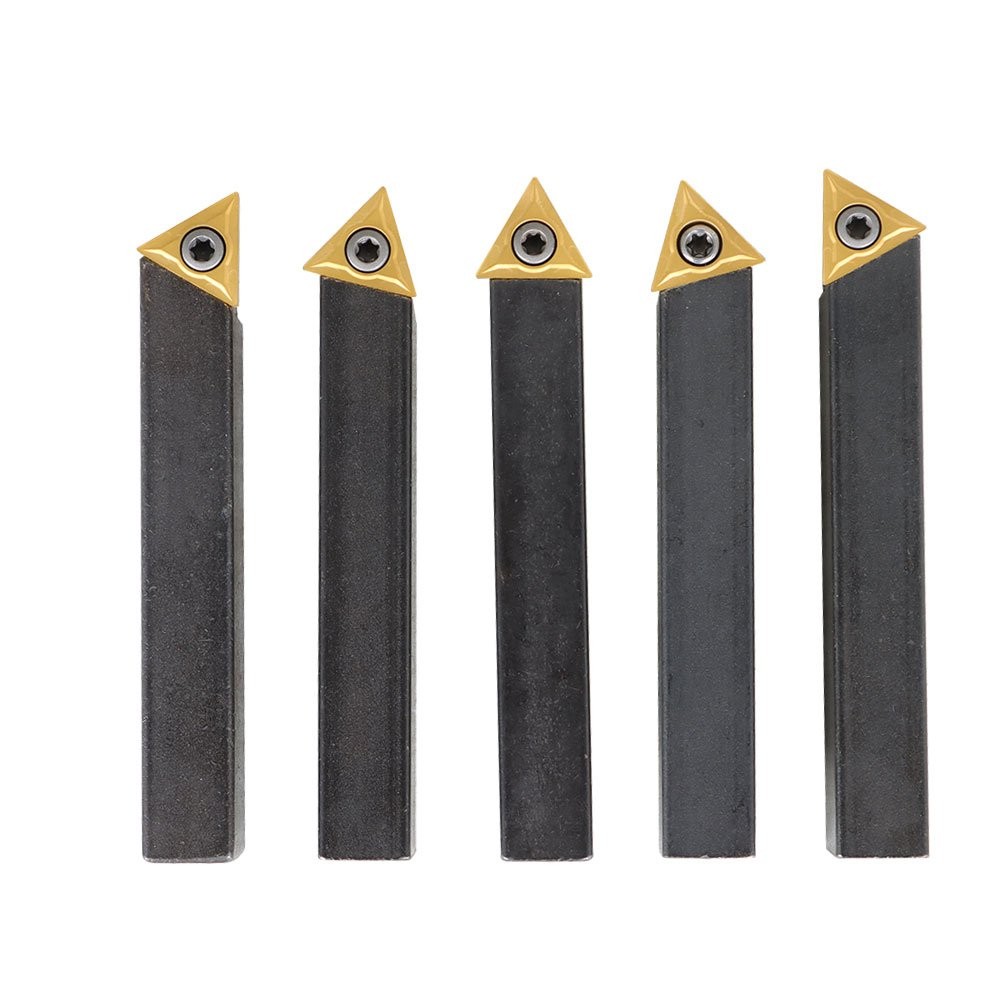 5 PACK 1/2 Inch Indexable Carbide Insert Turning Tool Bit Lathe Set