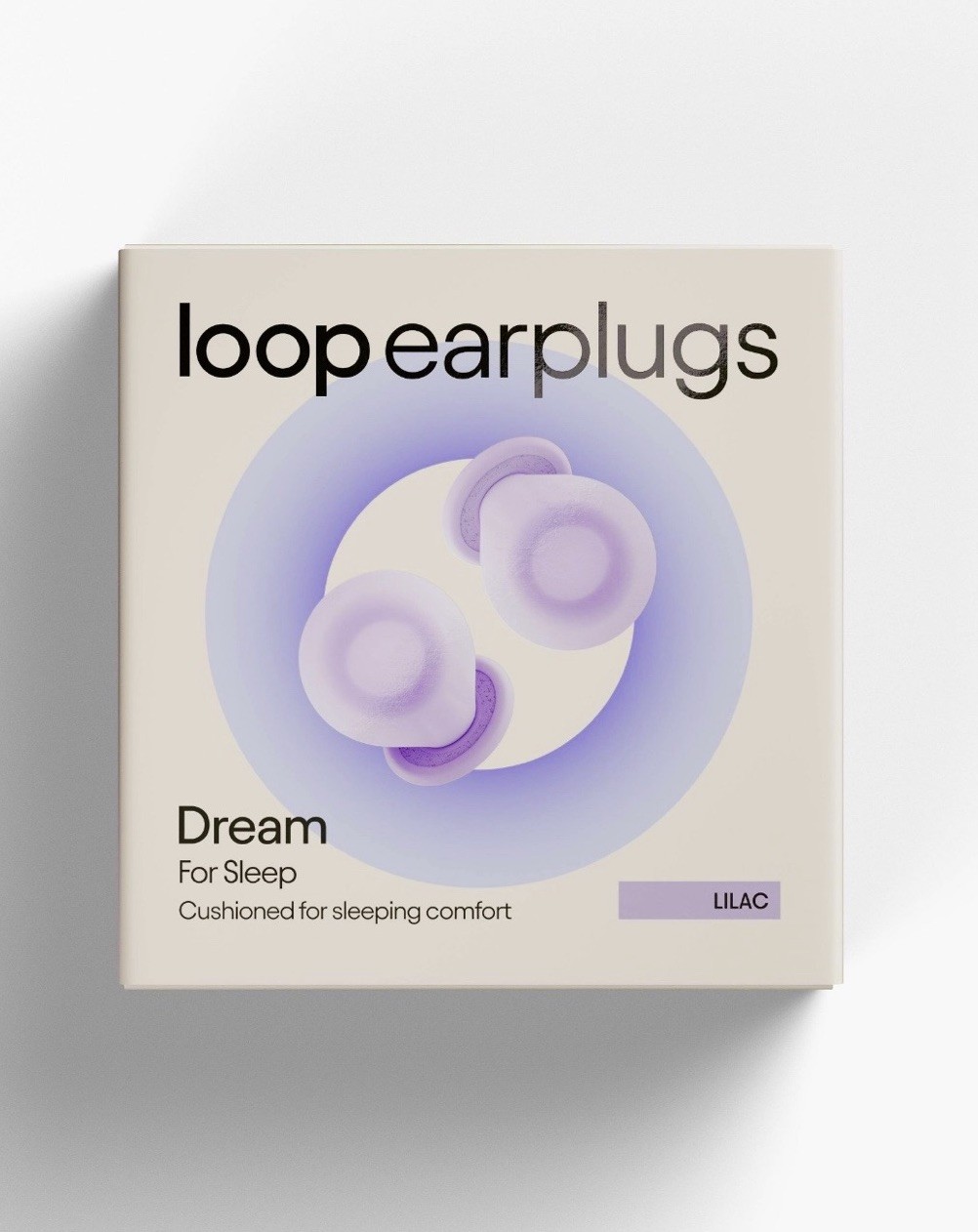 Loop Earplugs – Dream for Sleep (Lilac), Cushioned For Comfort, Napping Snoring