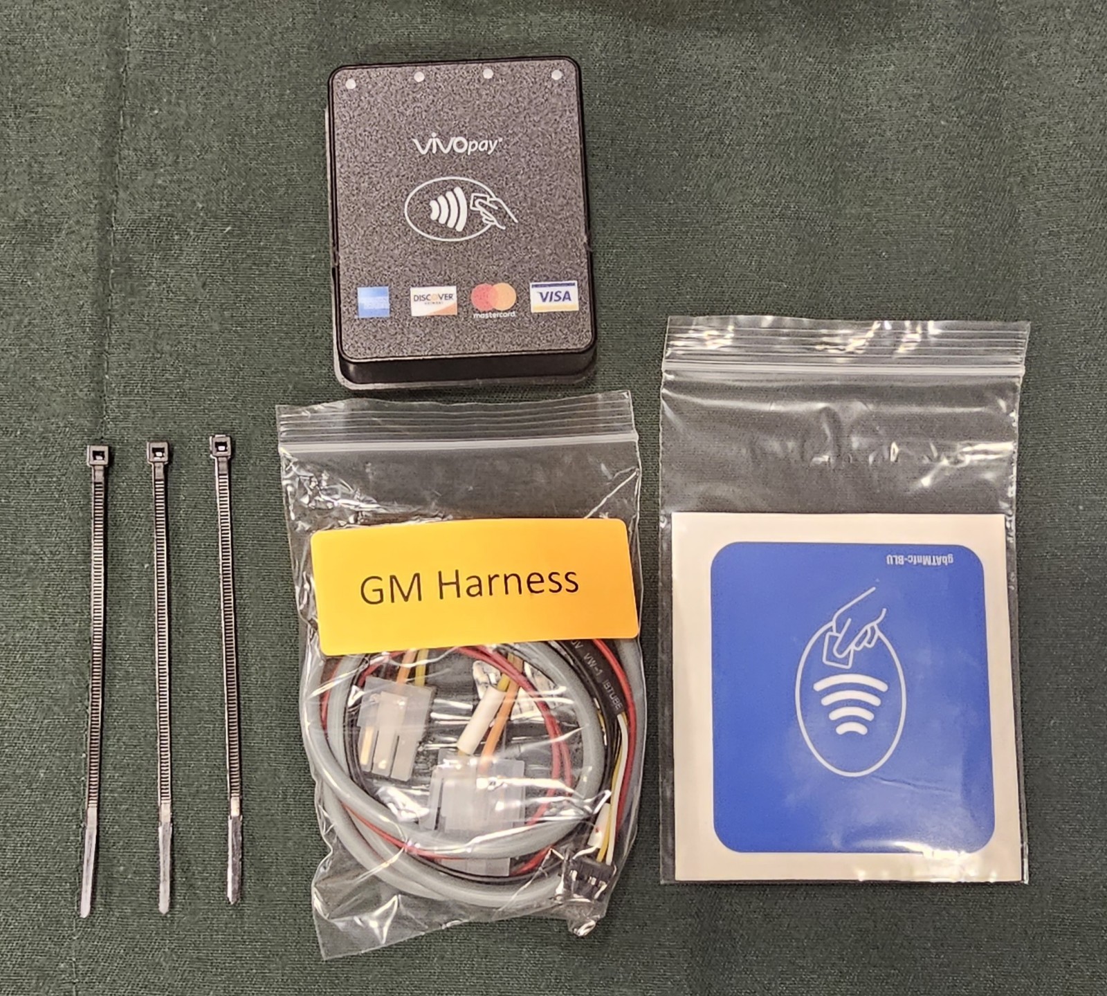 ATM NFC READER UPGRADE KIT NEW GENMEGA ONYX Contactless MOBILE PAY EMV G3000
