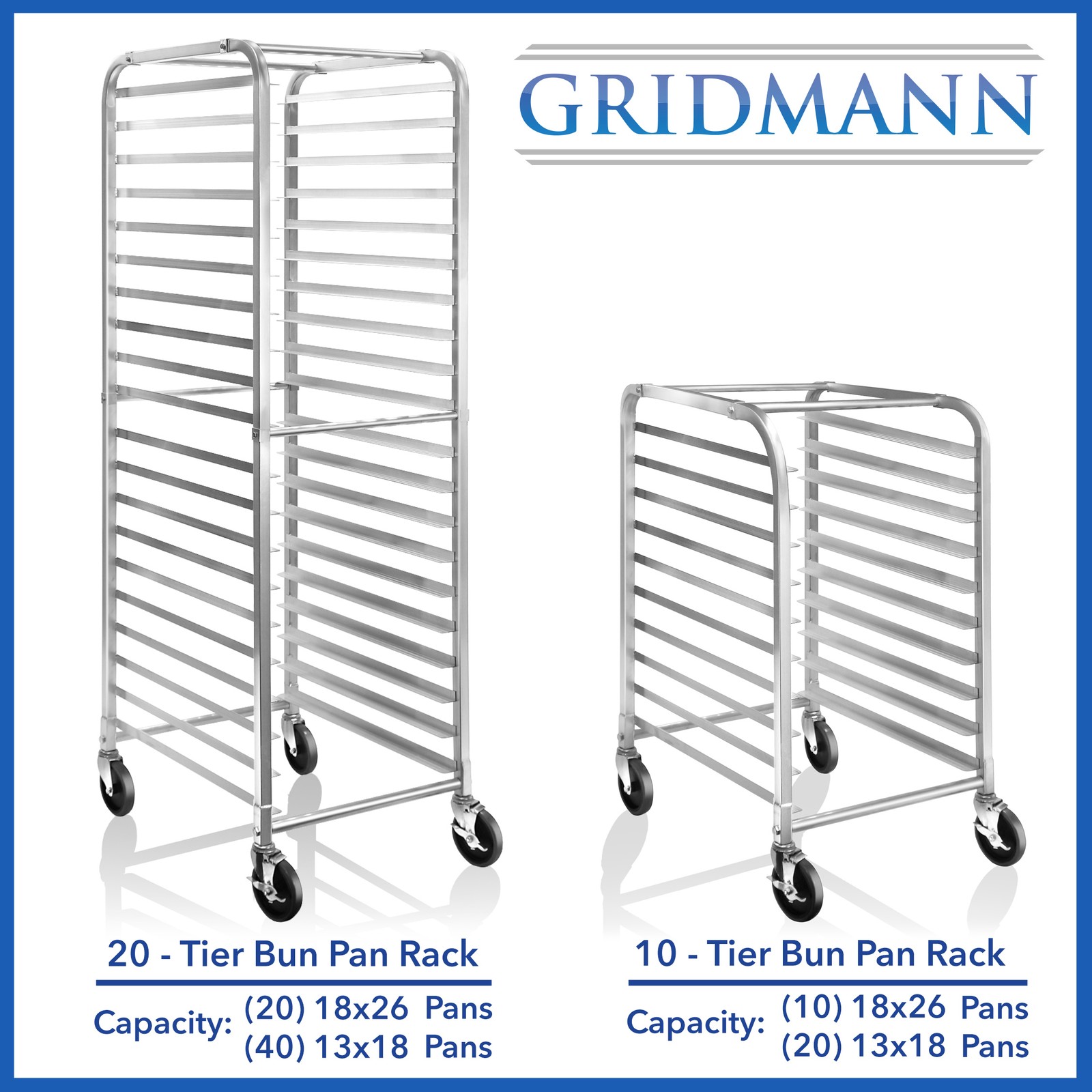 20 Sheet Bun Pan Bakery Rack for Commercial Kitchen