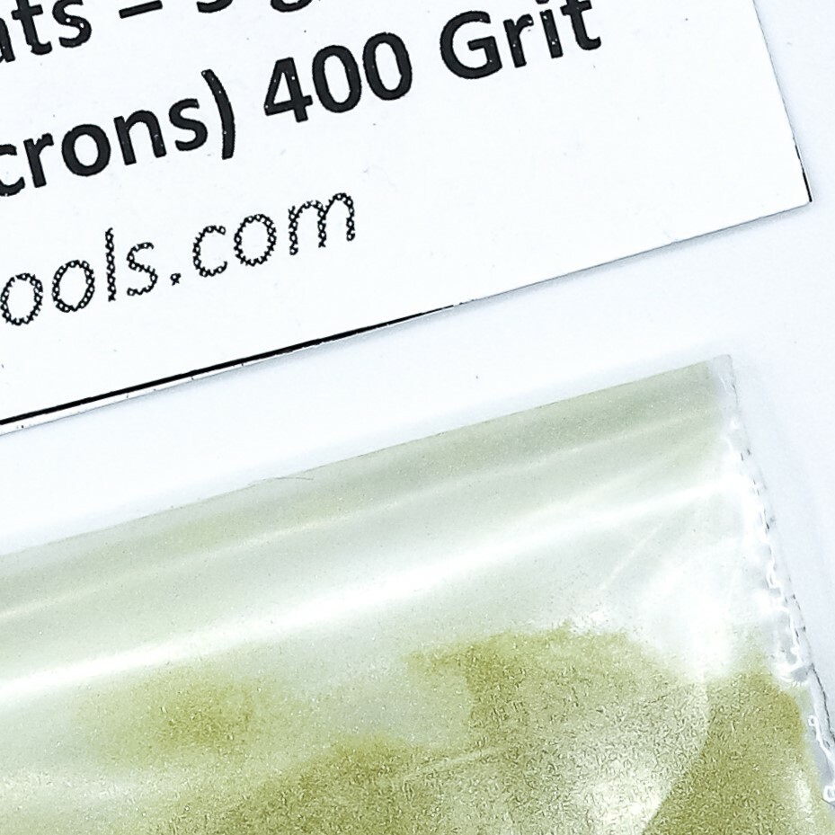 TechDiamondTools Diamond Powder 400 Grit 54-80 Microns, 25 cts = 5 Grams