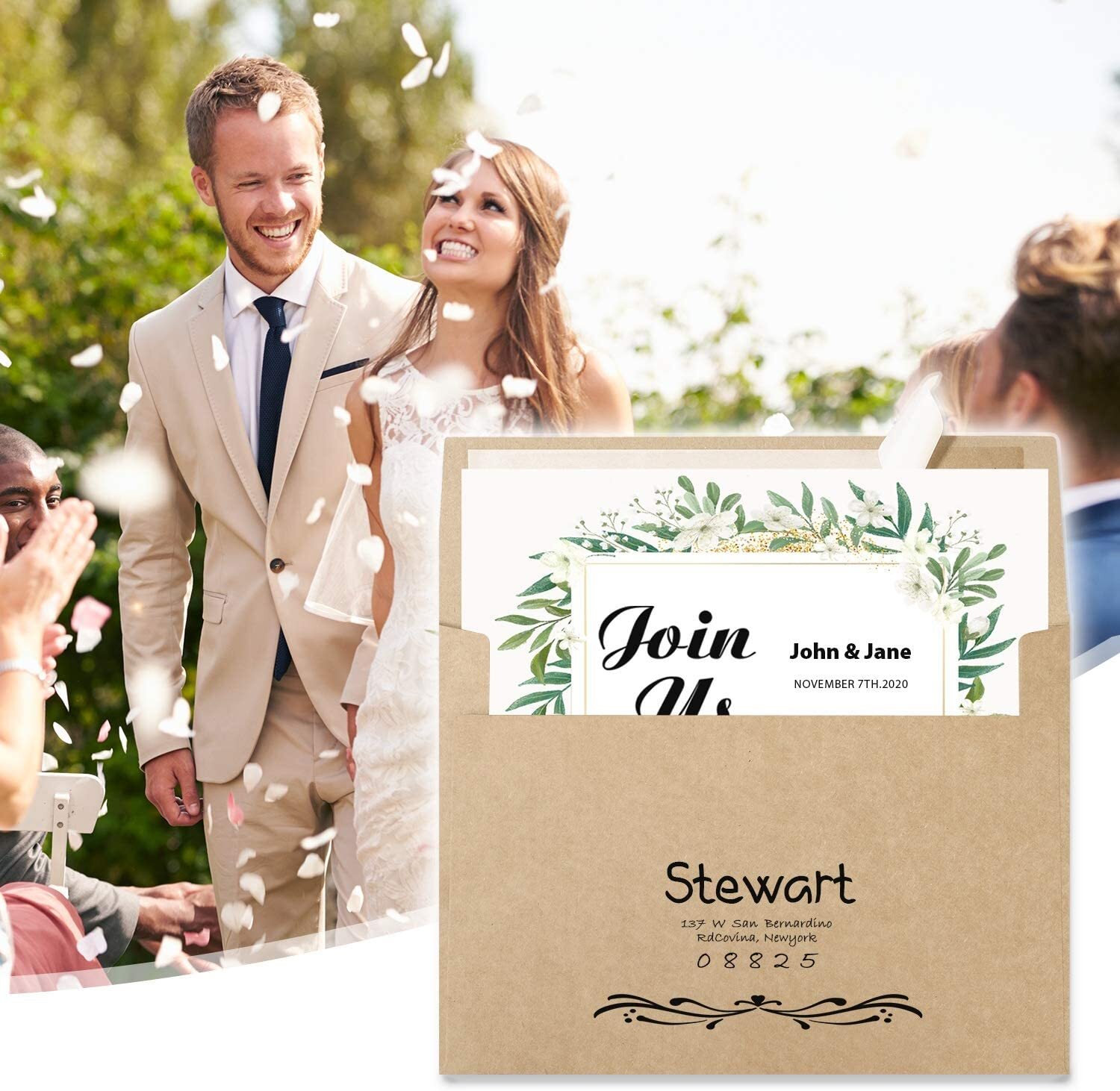 A7 Printable Brown Kraft Envelopes 5×7 250 Pack, Ohuhu A7 5-1/4 x 7-1/4 Inch
