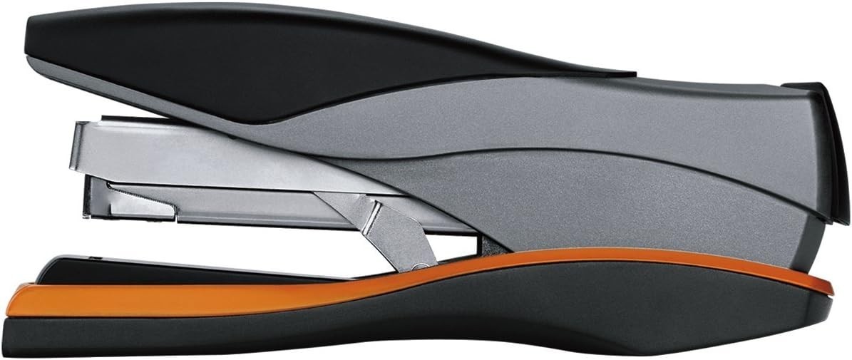 Swingline 87845 Optima Desk Stapler, 40-Sheet Capacity, Silver/Orange/Black