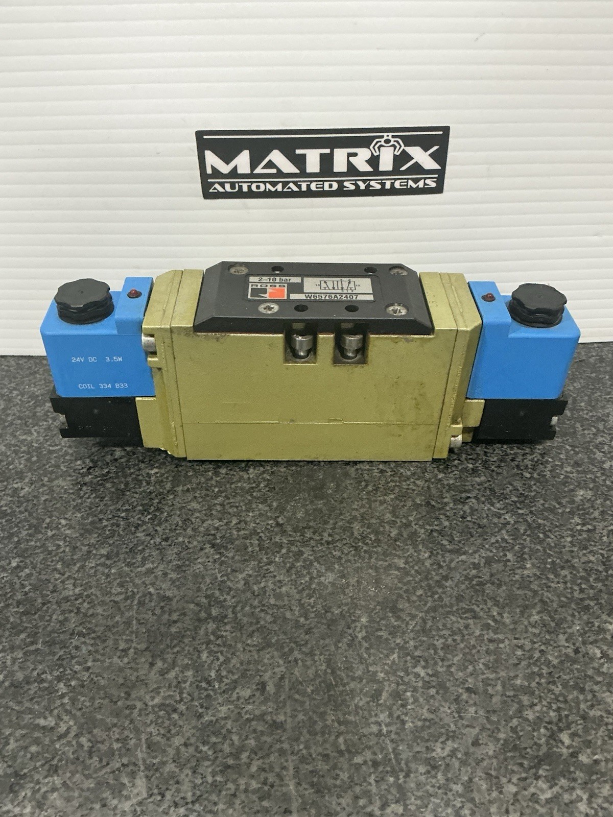 Ross W6576A2407 Pneumatic Double Solenoid Valve