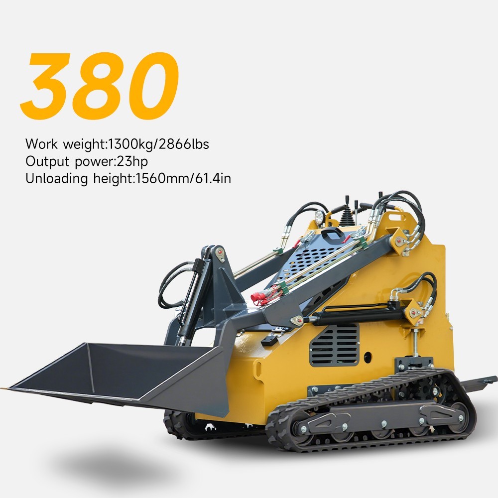 2025 Mini Skid Steer 23HP B&S Loader 3.5mph Speed For Farm EPA Petrol Engine