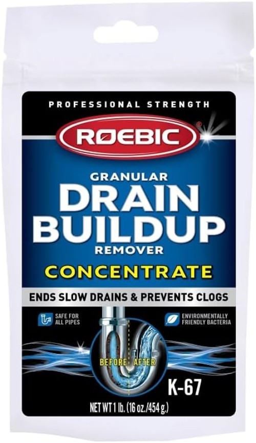 Professional Grade 16 Oz K-67GDB Unscented Drain & Trap Cleaner Granules