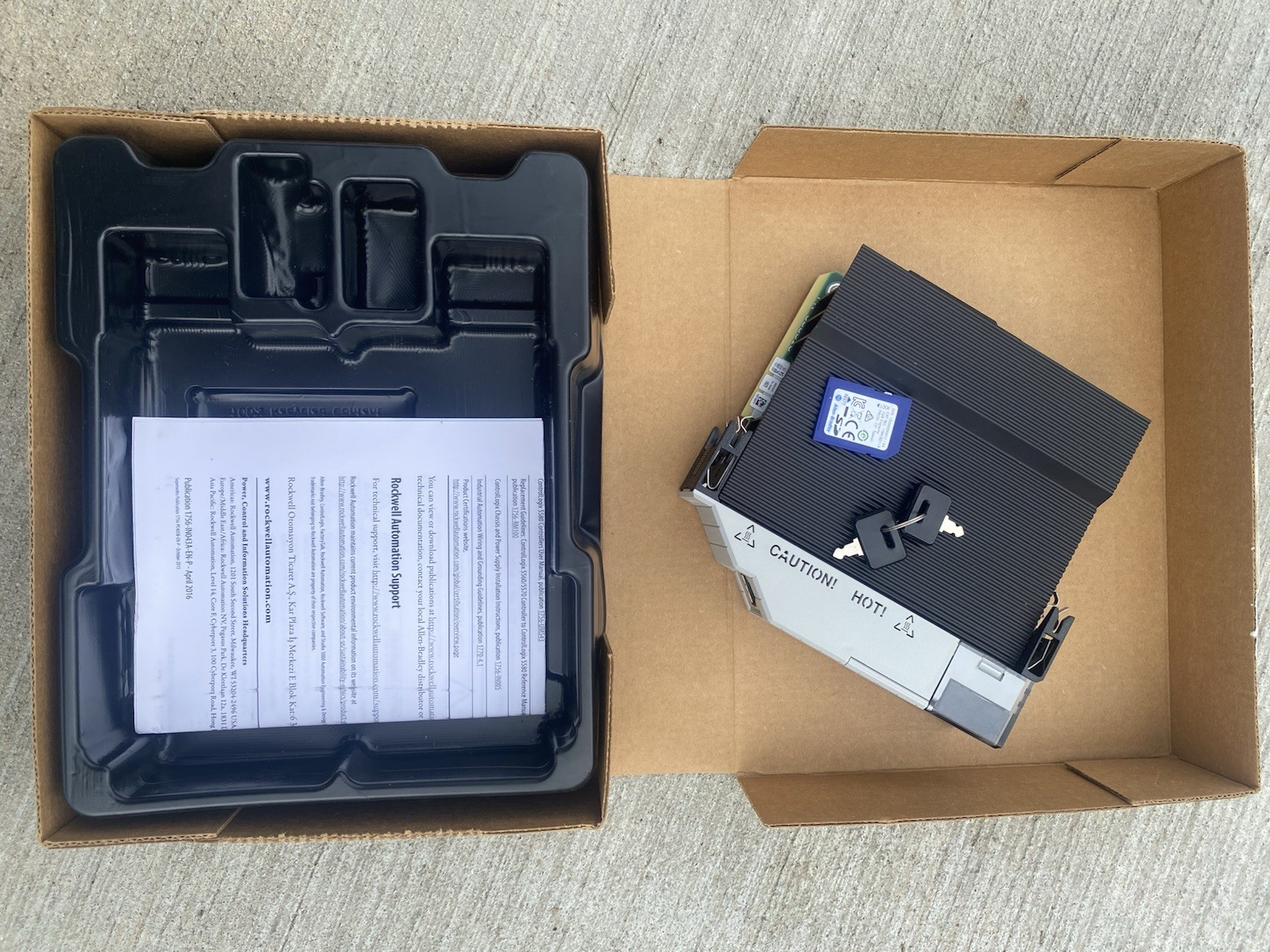 Rockwell PLC 1756-L81E ControlLogix 5580 Controller Processor 1756L81E