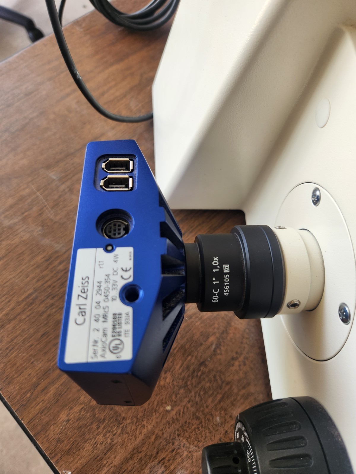 Zeiss Axiovert 200 Inverted Microscope with AXIOcam mrc5