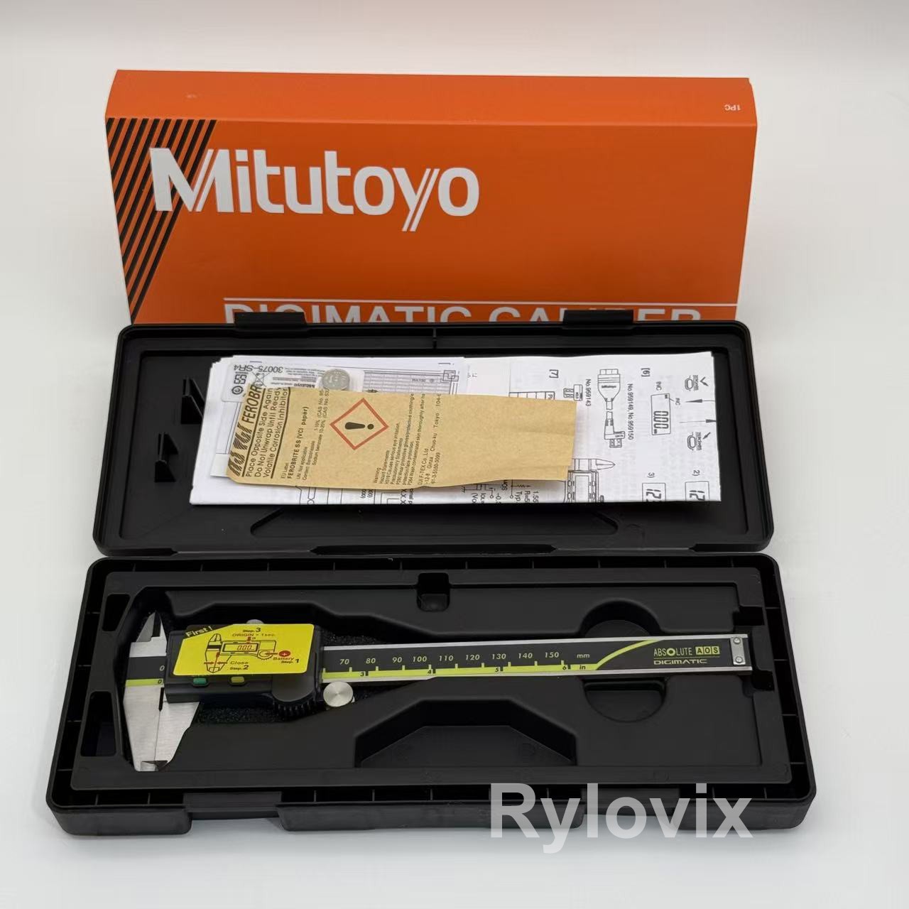 Mitutoyo Japan 500-196-30 0-150mm/6″ Absolute Digital Digimatic Vernier Caliper