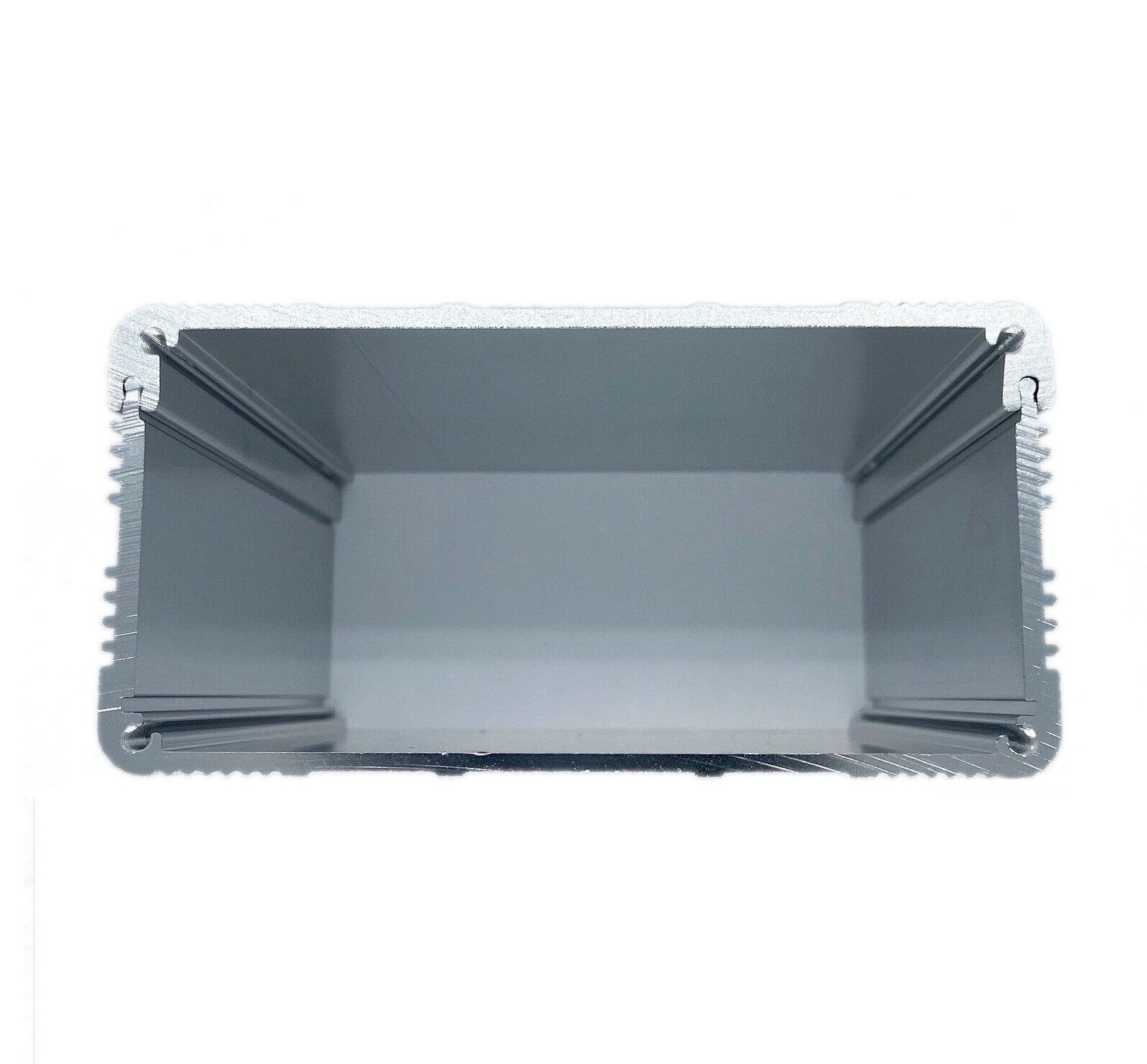 Silver Aluminum PCB instrument Box Enclosure DIY 3.94″x3.94″x1.97″ 100x100x50mm