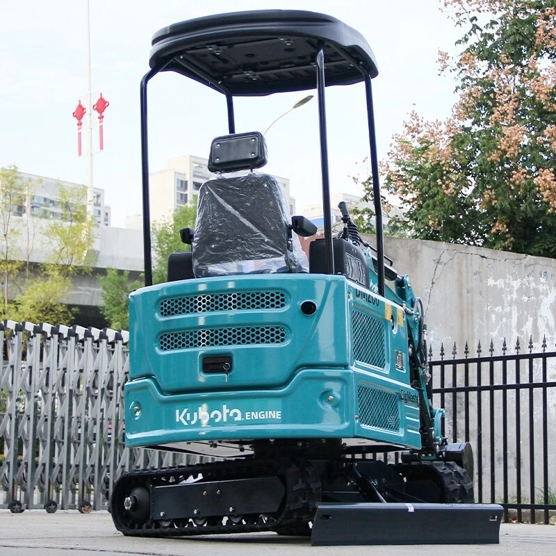 Mini Excavator 1.8 Ton Digger 4000Ibs Diesel EPA Crawler KUBOTA Engine USA Stock