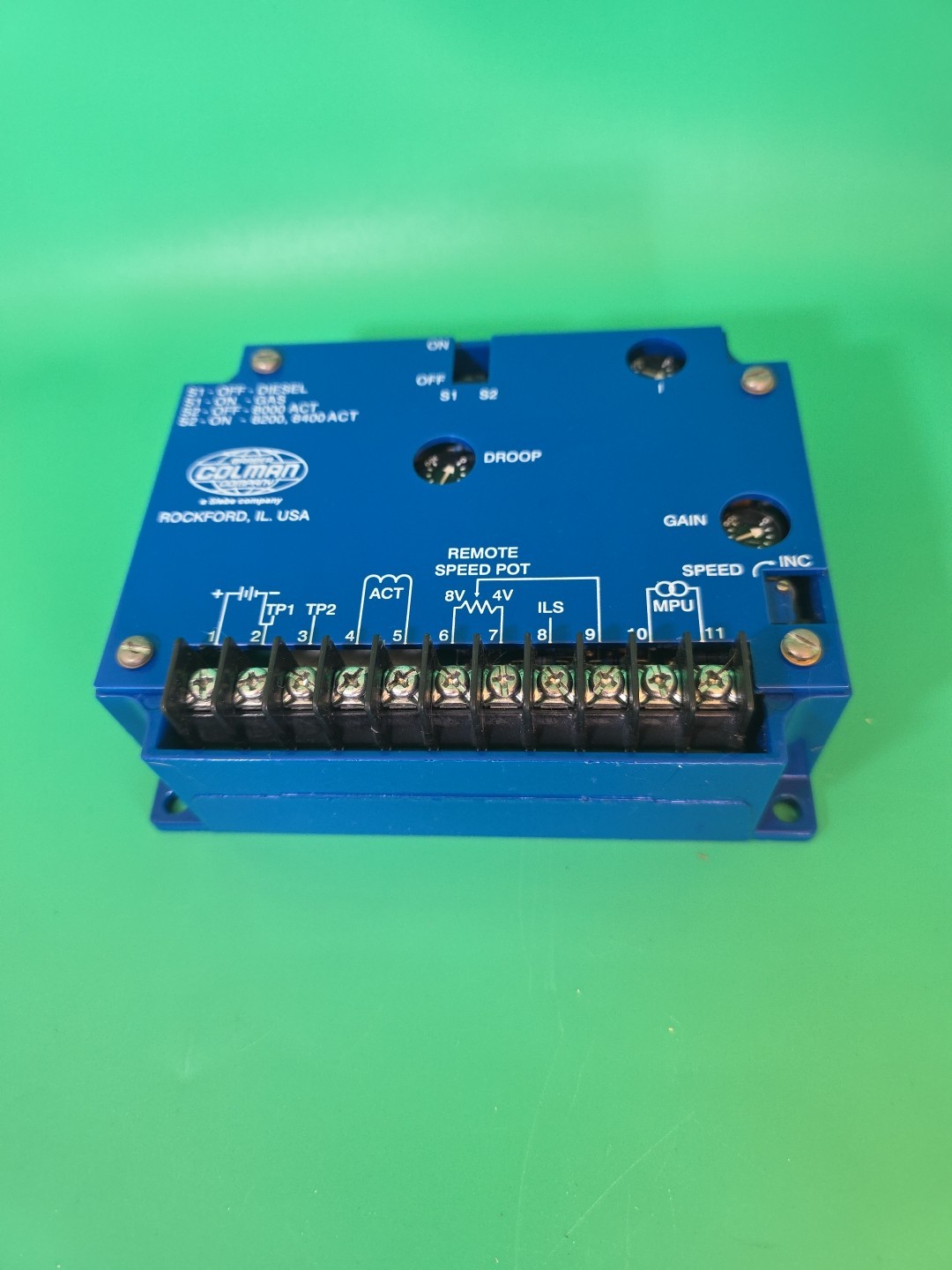 New OEM DYN1 10656-000-0-12 Barber Colman Speed Controller Governor