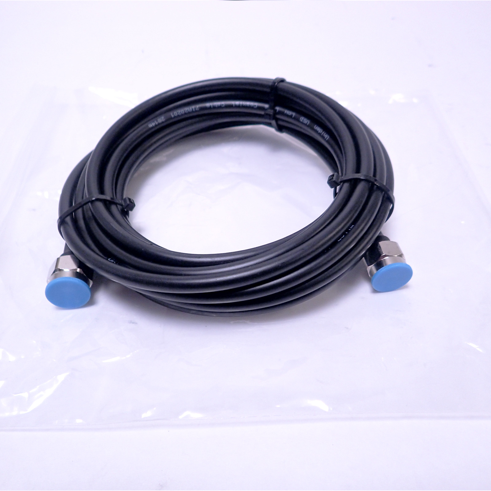 UNIDEN U5D UNI-118 NM-NM BLACK COAXIAL LOW LOSS CABLE 5M/15FT 50Ohm COAX, NEW