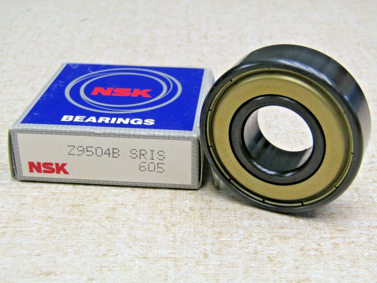 NSK Z9504B SRIS 605 3/4″X 1.7805″ X .61″ Blued Steel Bearing One Seal One Shield