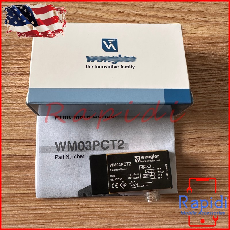 New In Box Photoelectric Sensor Switch For Wenglor WM03PCT2 10-30VDC 4Pins