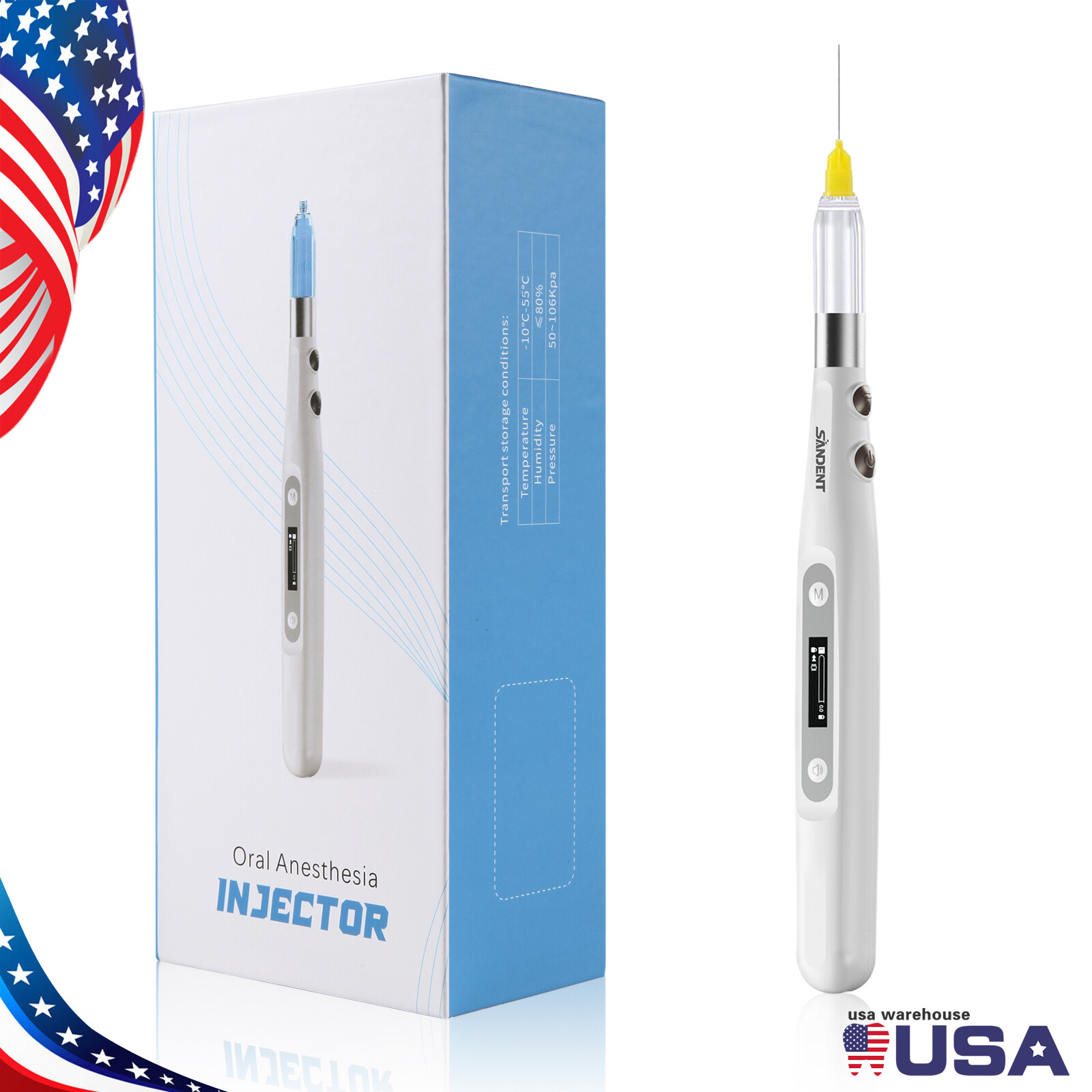 Woodpecker Style Dental Painless Oral Local Anesthesia Device anestesia Pen DE