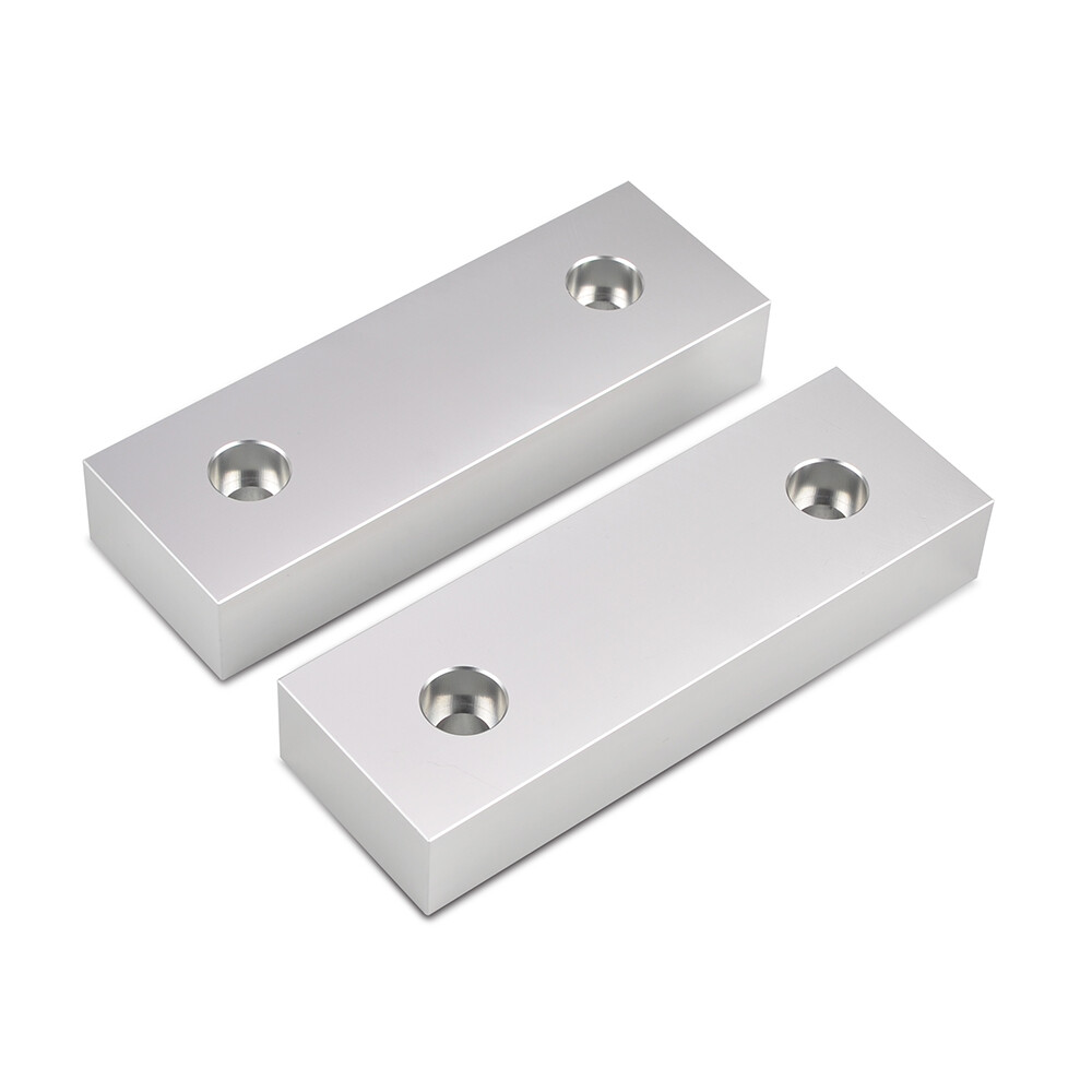 10 Packs (20pcs) 6 x 2 x 1″ Standard Aluminum Soft Jaws Set Fits Kurt 6″ Vises