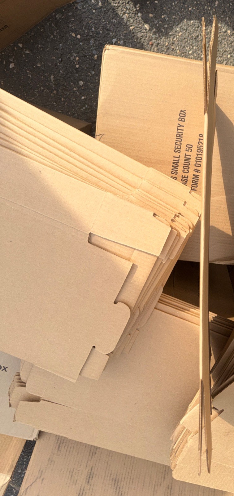 50 Pieces 10″ x 3″ x 12.5″ Corrugated Security Mailer Shipping Box