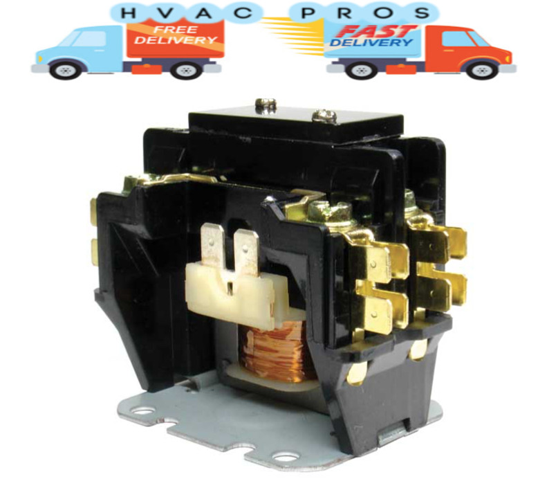 Carrier Bryant Payne Condenser Contactor Relay Single 1 Pole 30 Amp HN51KC024.