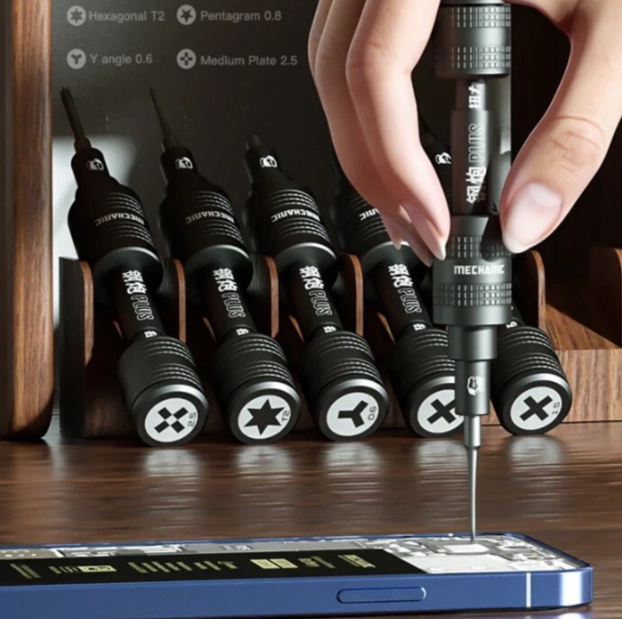 Mortar PLUS, TORQUE Screwdriver, 6pcs SET ANTI-SLIP Mechanic