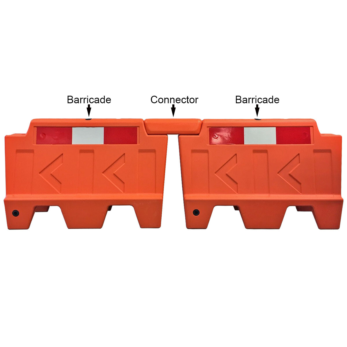 Low Profile Stackable Water Filled Traffic Barriers – Electriduct