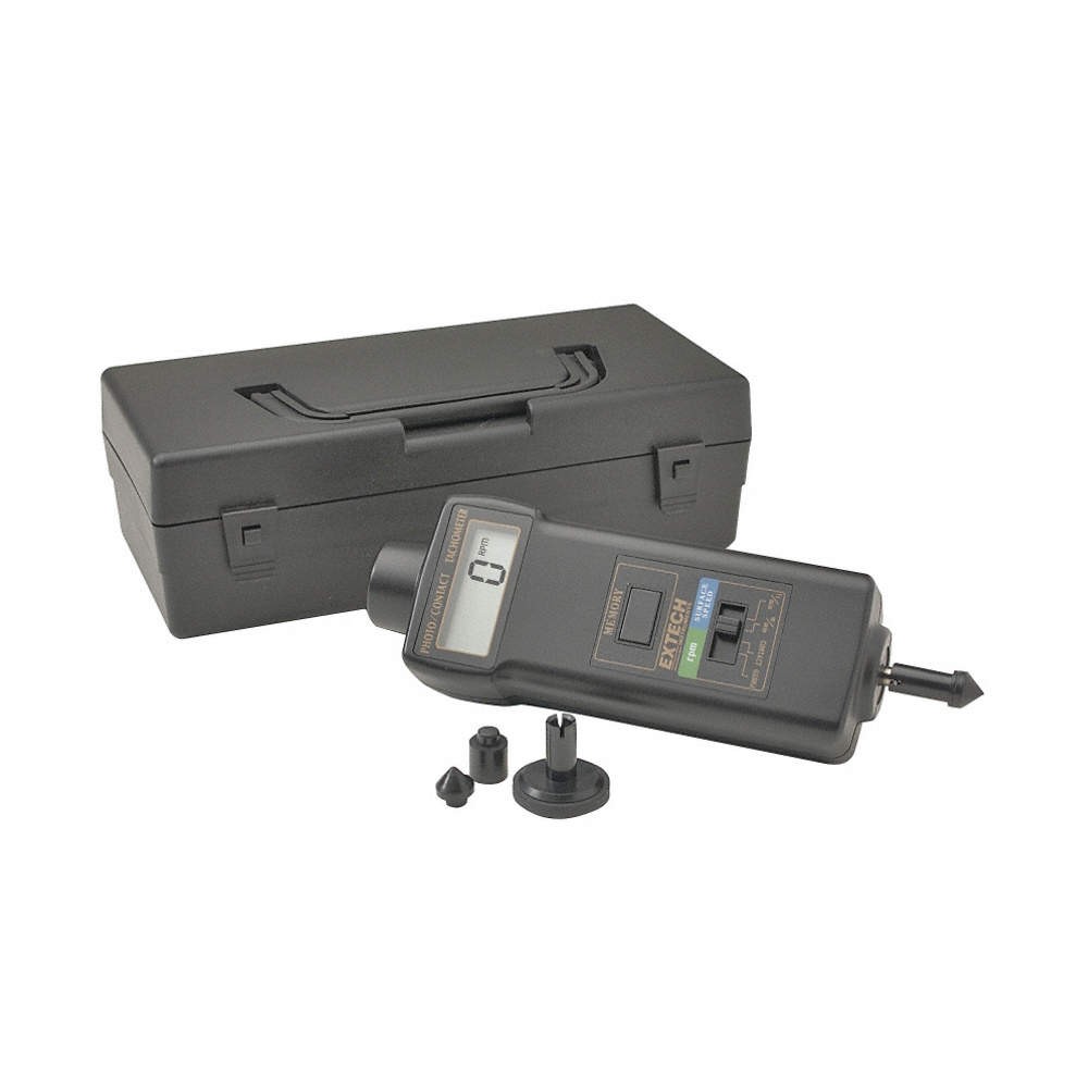 EXTECH 461895 Tachometer, +/-0.05% RPM Acc, LCD 8PMK7