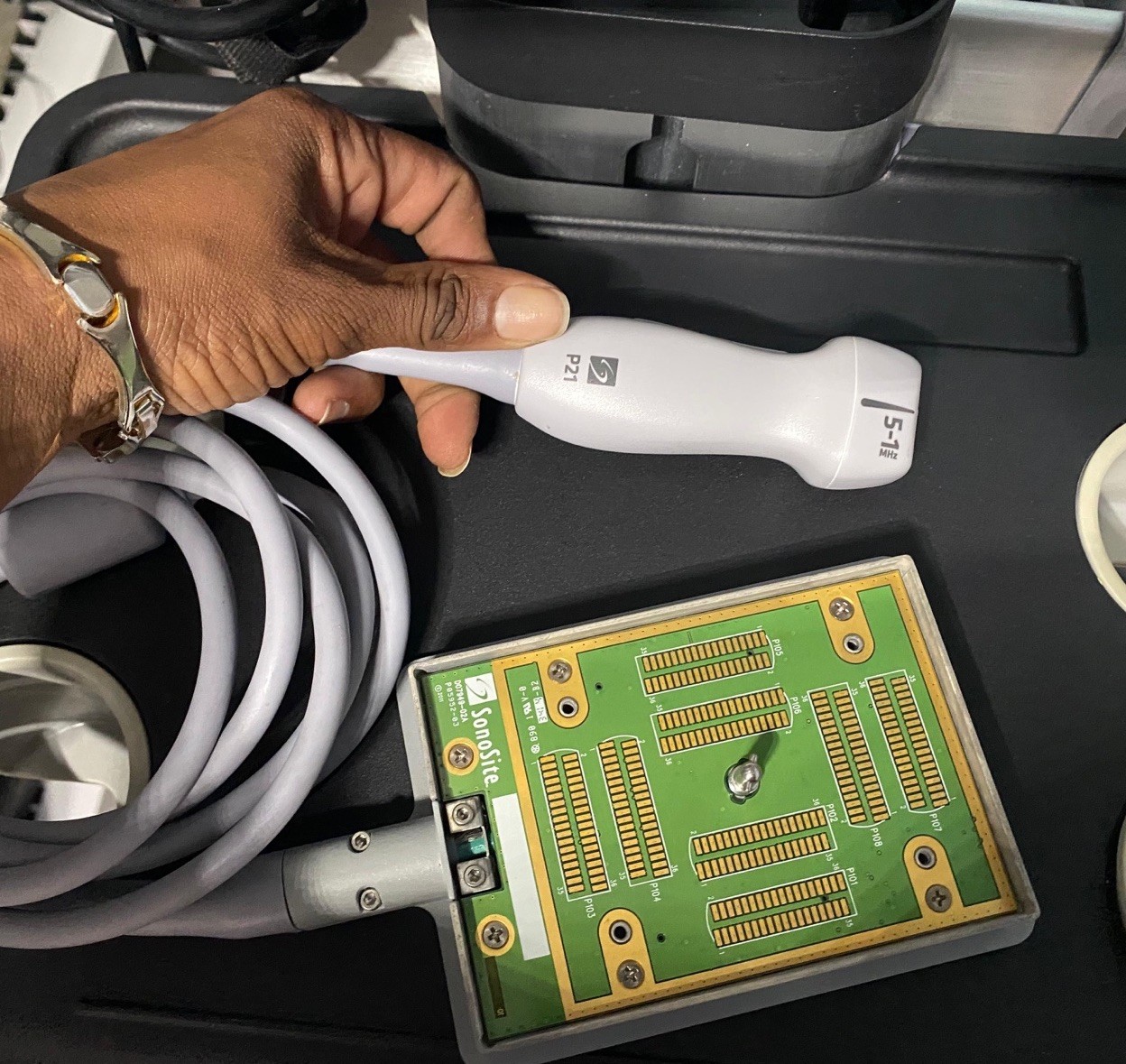 Sonosite M-turbo ultrasound With 13-6 Mhz Transducer and 5-1 Mhz Transducer