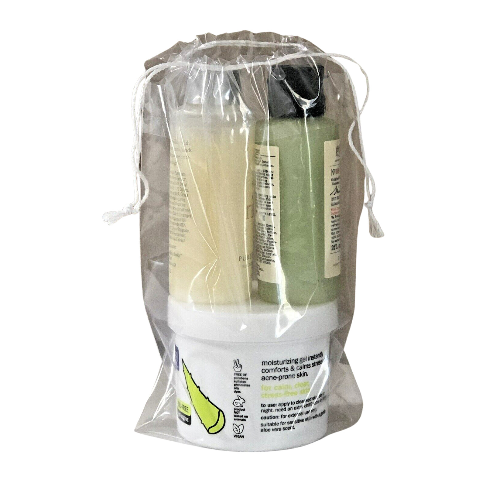 Poly Plastic Bags Double Drawstring Clear 2 MIL High Clarity (50 Qty 5″ x 8″)