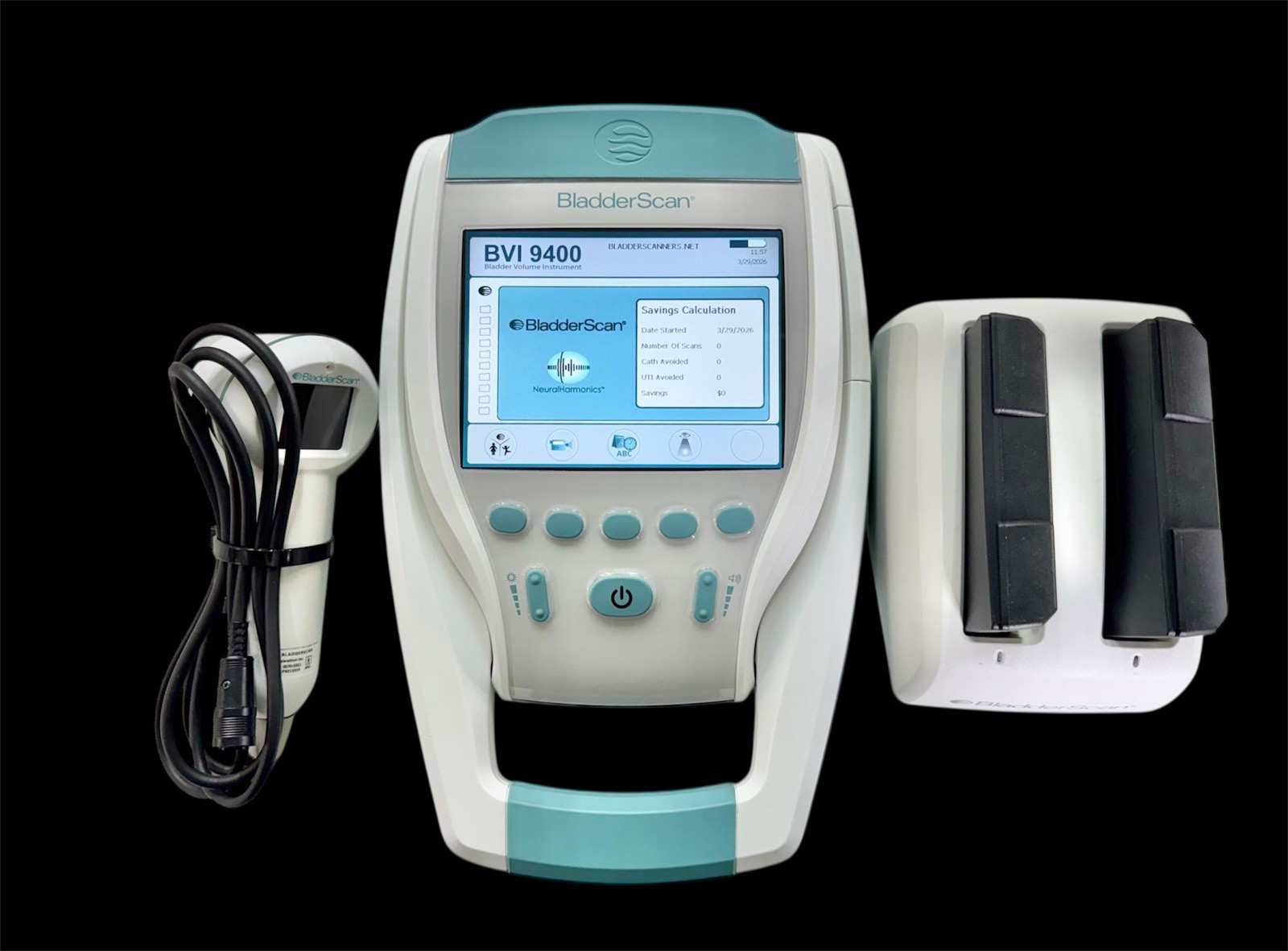 CERTIFIED REMAN VERATHON BVI-9400 BLADDER SCANNER 1 YEAR WARRANTY NEW BATTERIES