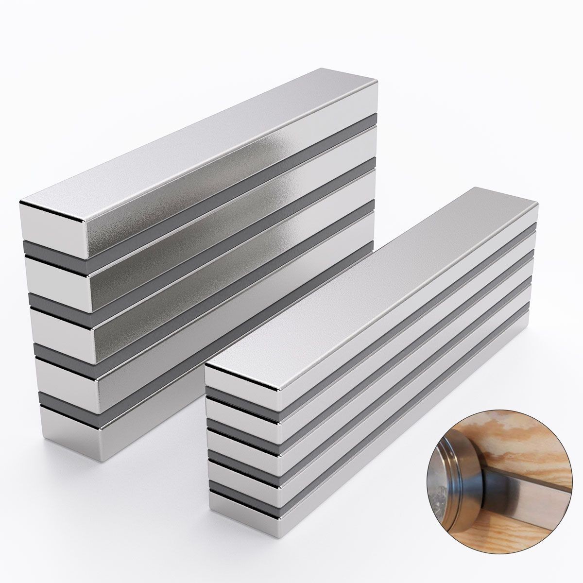 10/20/50pcs N52 Strong Neodymium Magnets Rare Earth Lifting Magnets 60x10x5mm3mm