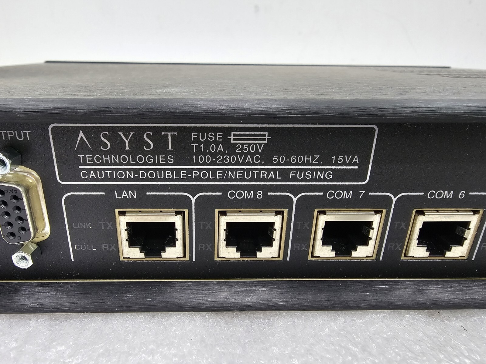 ASYST HS80 SMART-Comm NETWORK HS80-01 , P/N: 9700-4774-01 REV.E