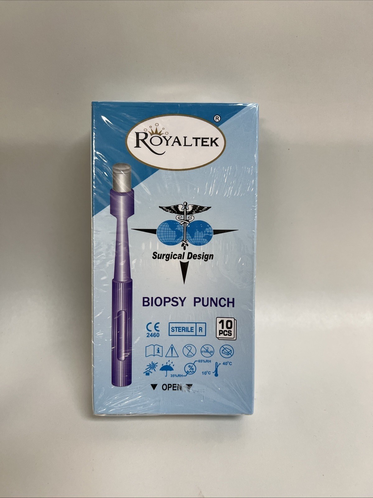 Lot of Biopsy Punches 164 Count (100x 1.5mm, 29x 3.0mm, 25x 6.0mm, 10x 8.0mm)