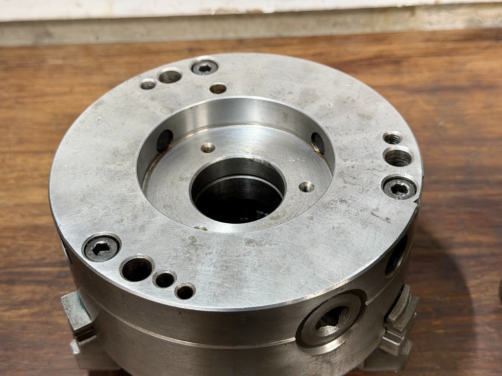 Bison SET-TRU 6-Jaw Manual Lathe Chuck 6.5″ MPN 3865-6 1/4