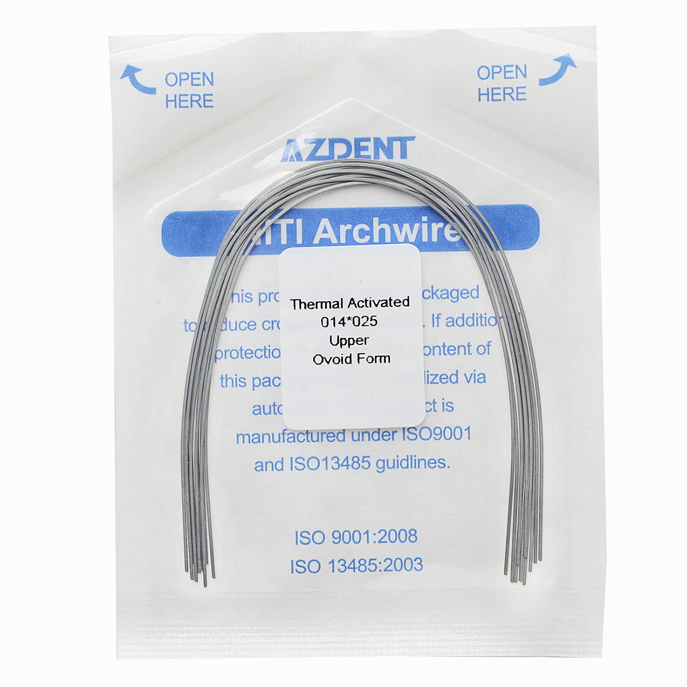 Alambre de Arco Rectangular Niti Activado Térmicamente para Ortodoncia Dental To