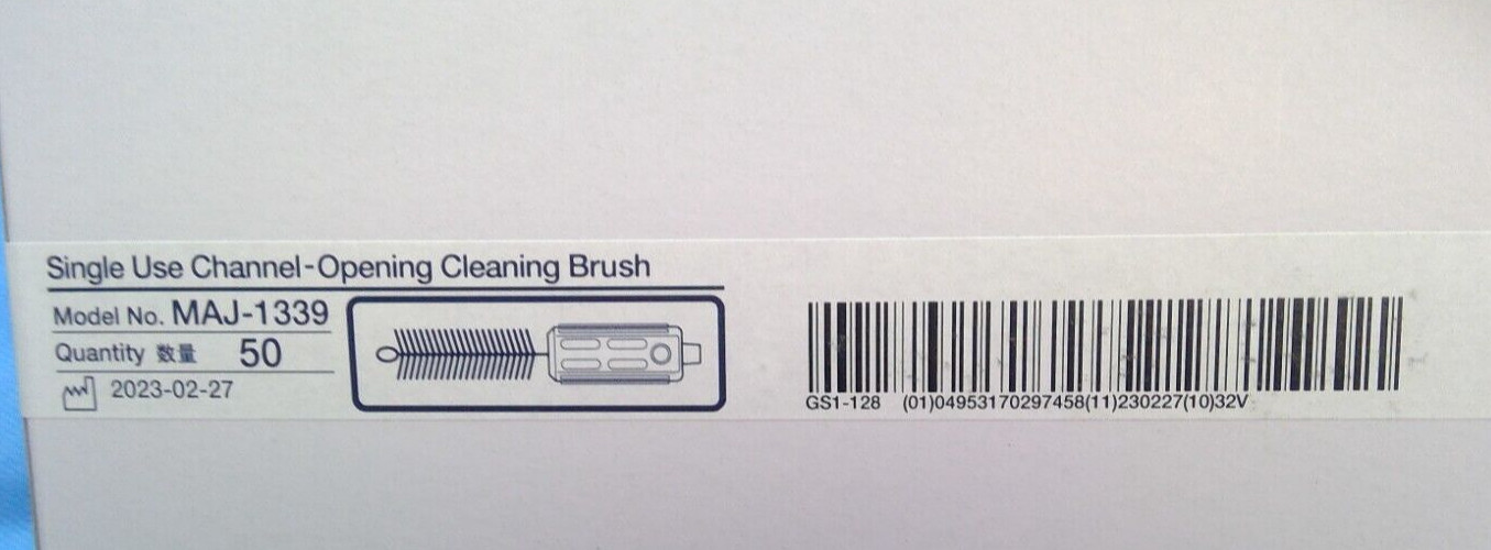 Olympus Single Use Channel-Opening Cleaning Brush 53mm, MAJ-1339, 50/Box