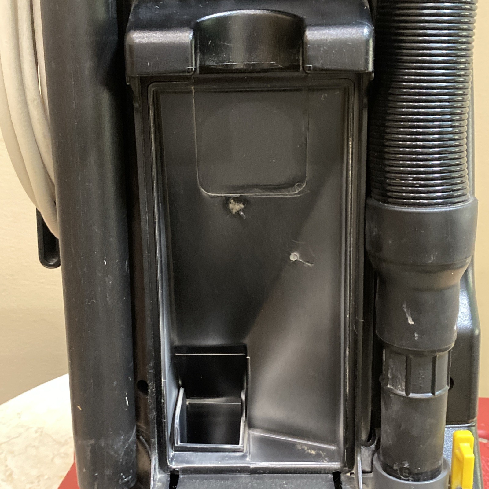 Sanitaire Commercial True HEPA Cyclonic System Upright Vacuum, Red
