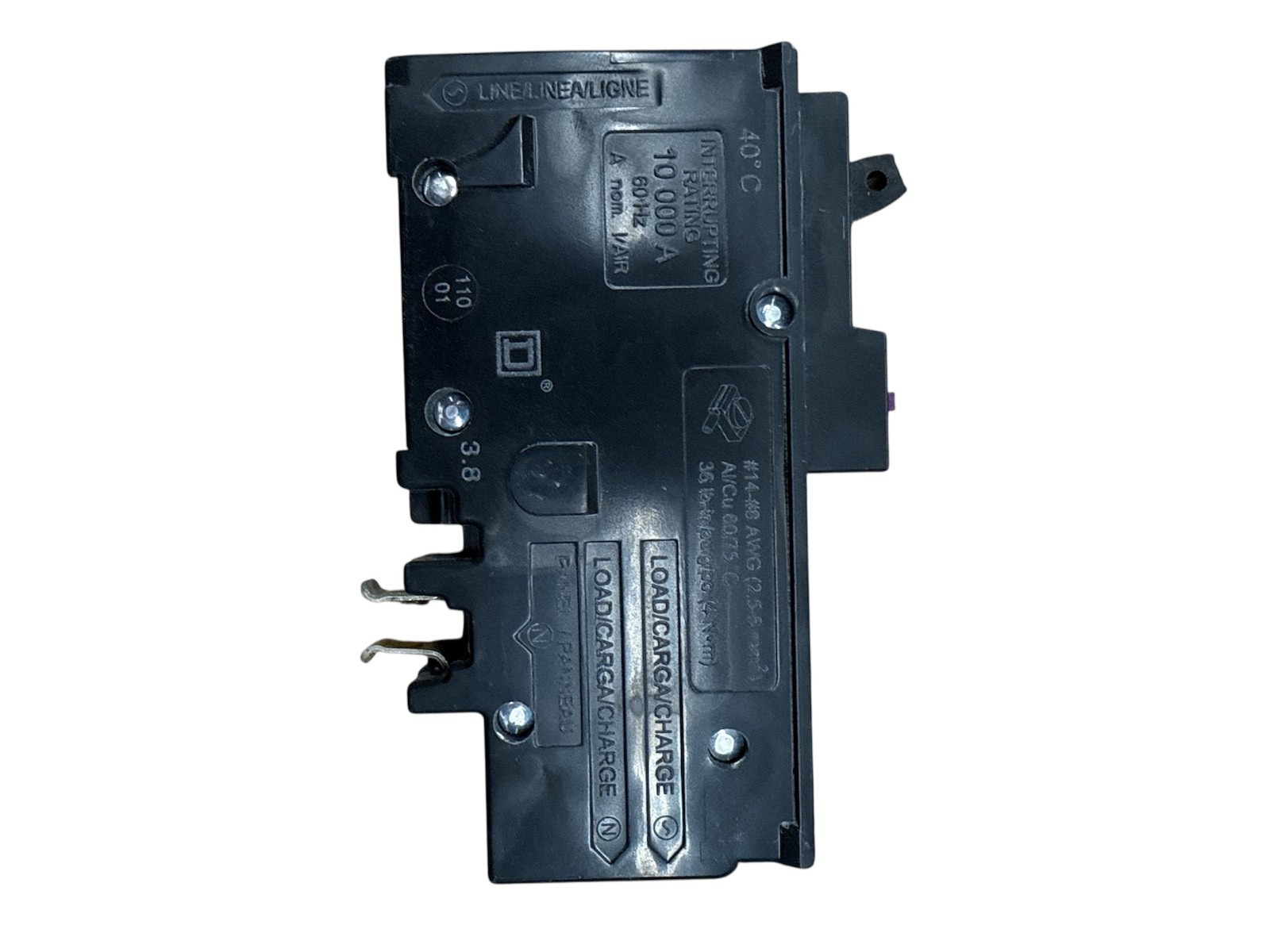 5 PCS Square D HOM120PDF HOM120PDFC 20A GFCI/AFCI Combo PlugOn Neutral