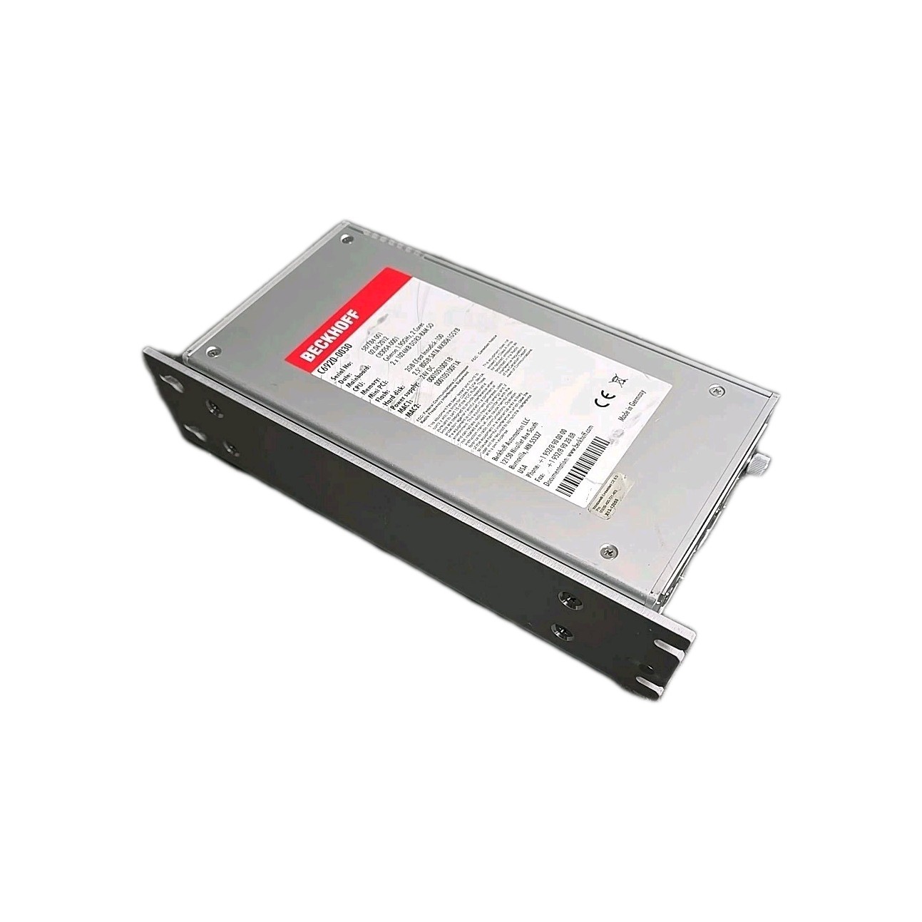 Beckhoff C6920-0030 Servo Drive – 80gb Sata, 24v dc, Celron Cpu, 2gb Flash